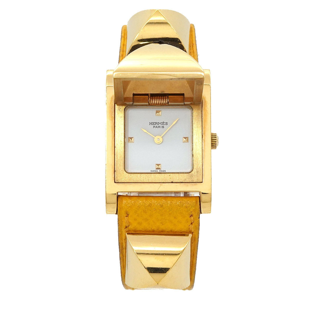 Hermes Medor GZl1ldxa Weiß Zifferblatt 23 mm Uhr