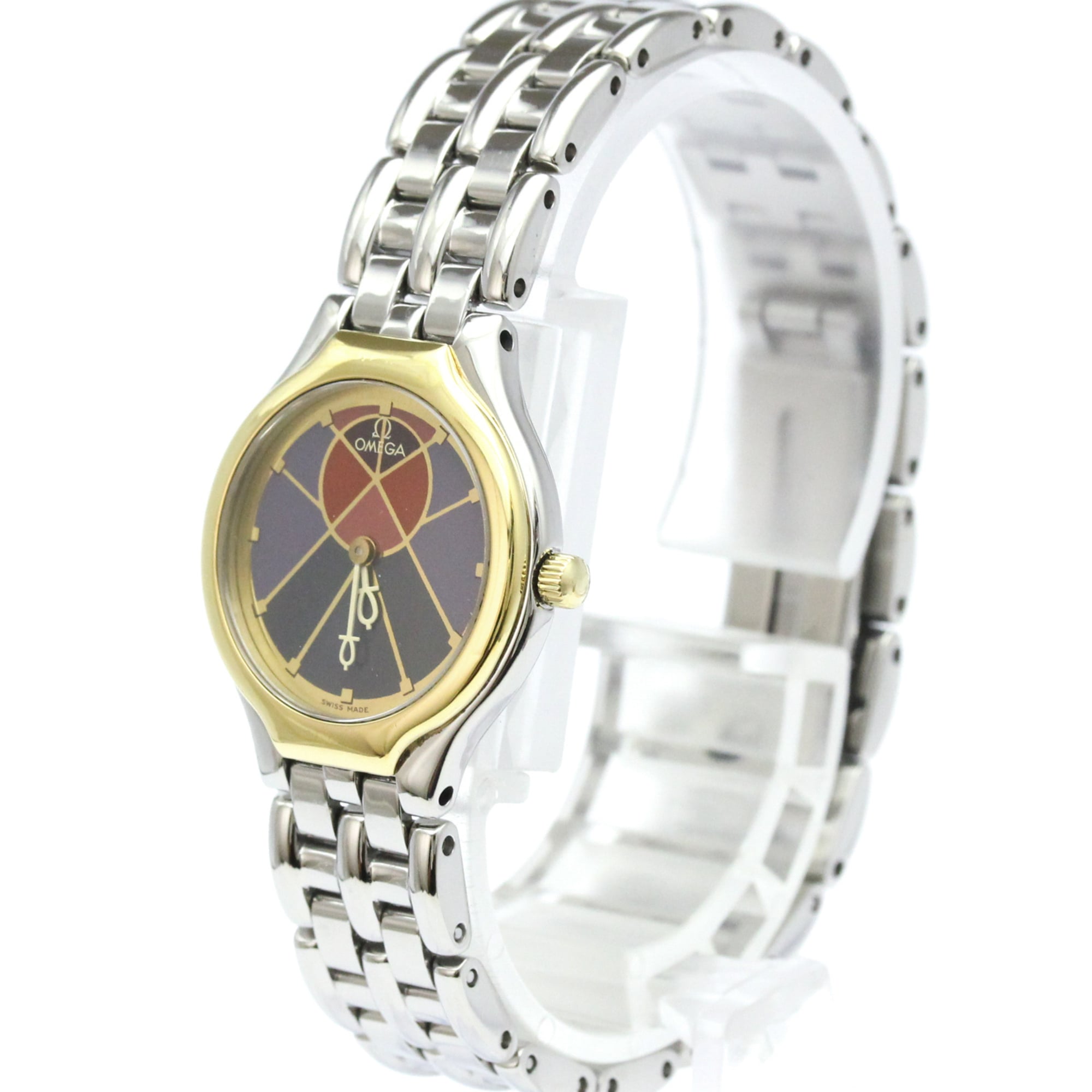 Omega De Ville 5950101 Bordeaux, Purple Dial 23mm Watch