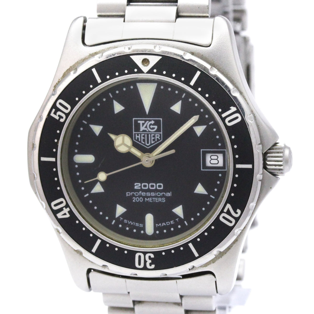 TAG Heuer Professional 973006 Black Dial 36mm Watch