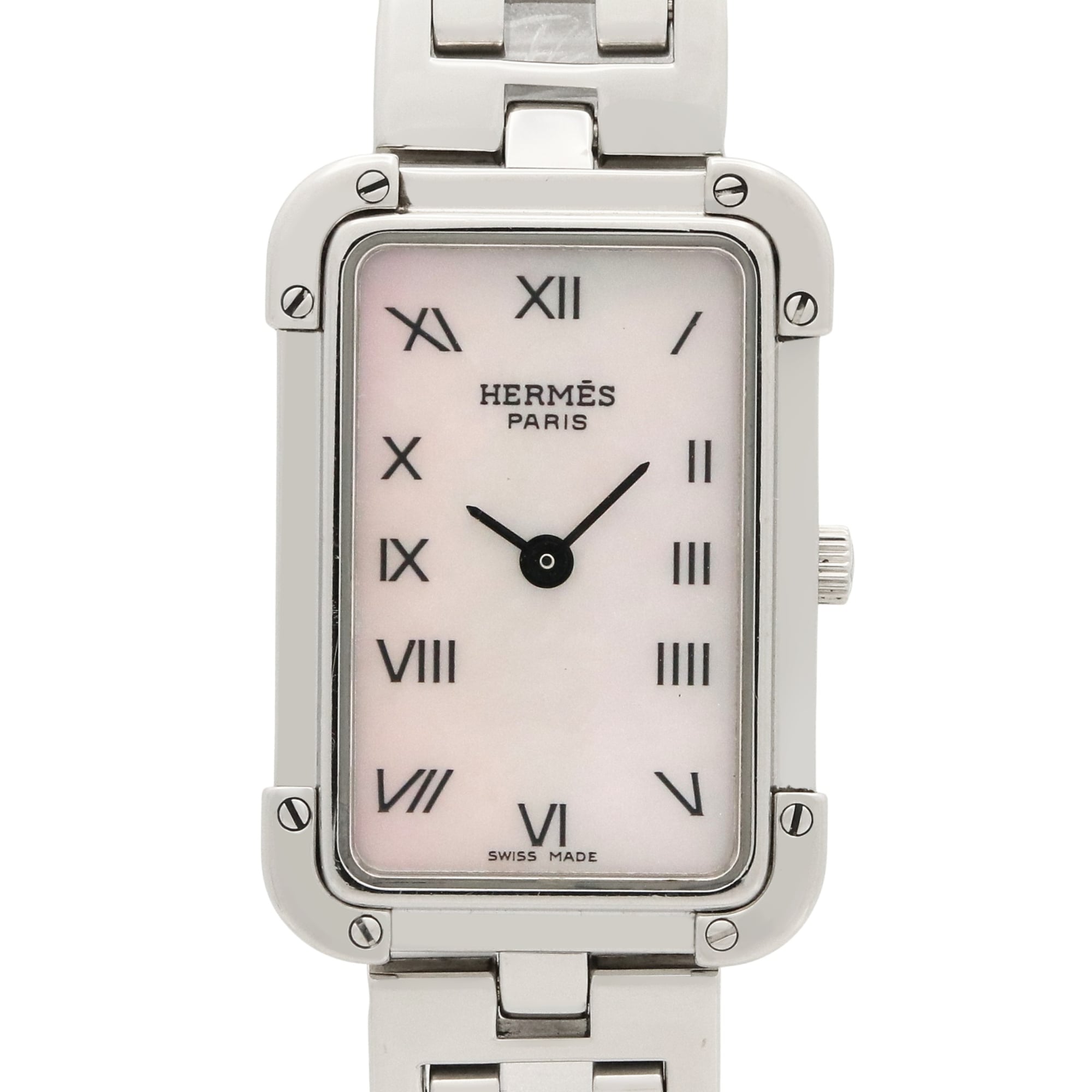 Hermes Clojure CR2.210 White Dial Stainless steel 18mm Watch