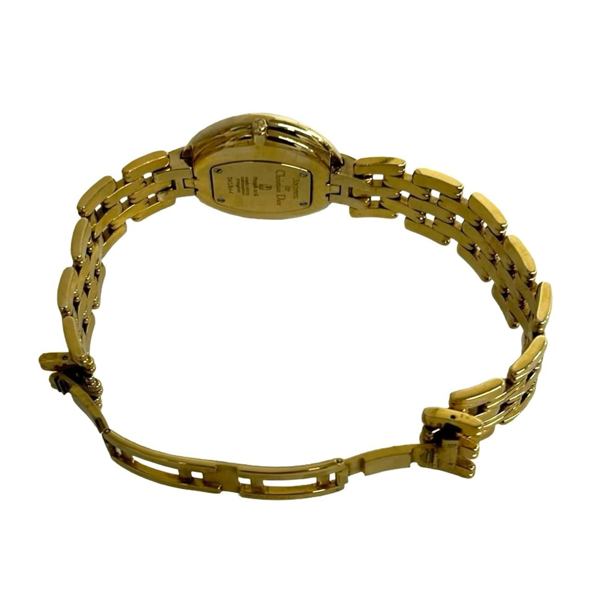 Christian Dior Vintage Baghira GP Quartz Gold Black 38257