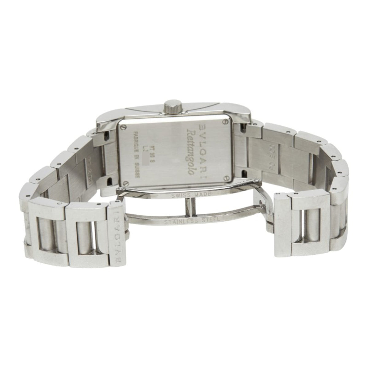Bvlgari Bulgari Rettangolo RT39S White Dial 21mm Watch