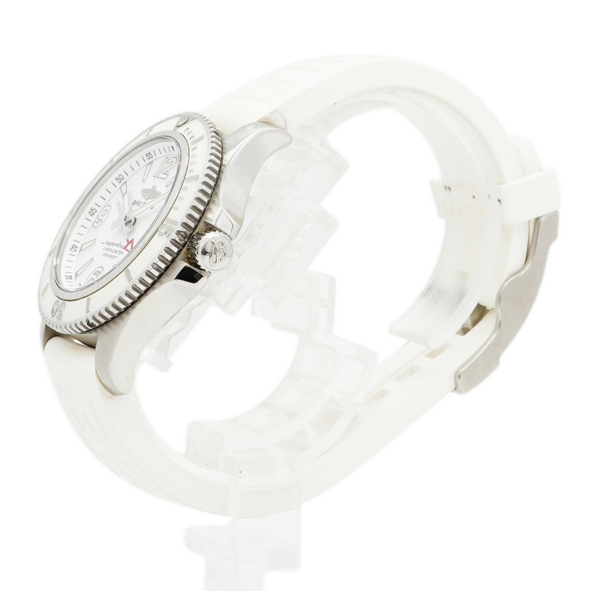 Breitling Superocean 36 A17316 White Dial Watch for Men and Women