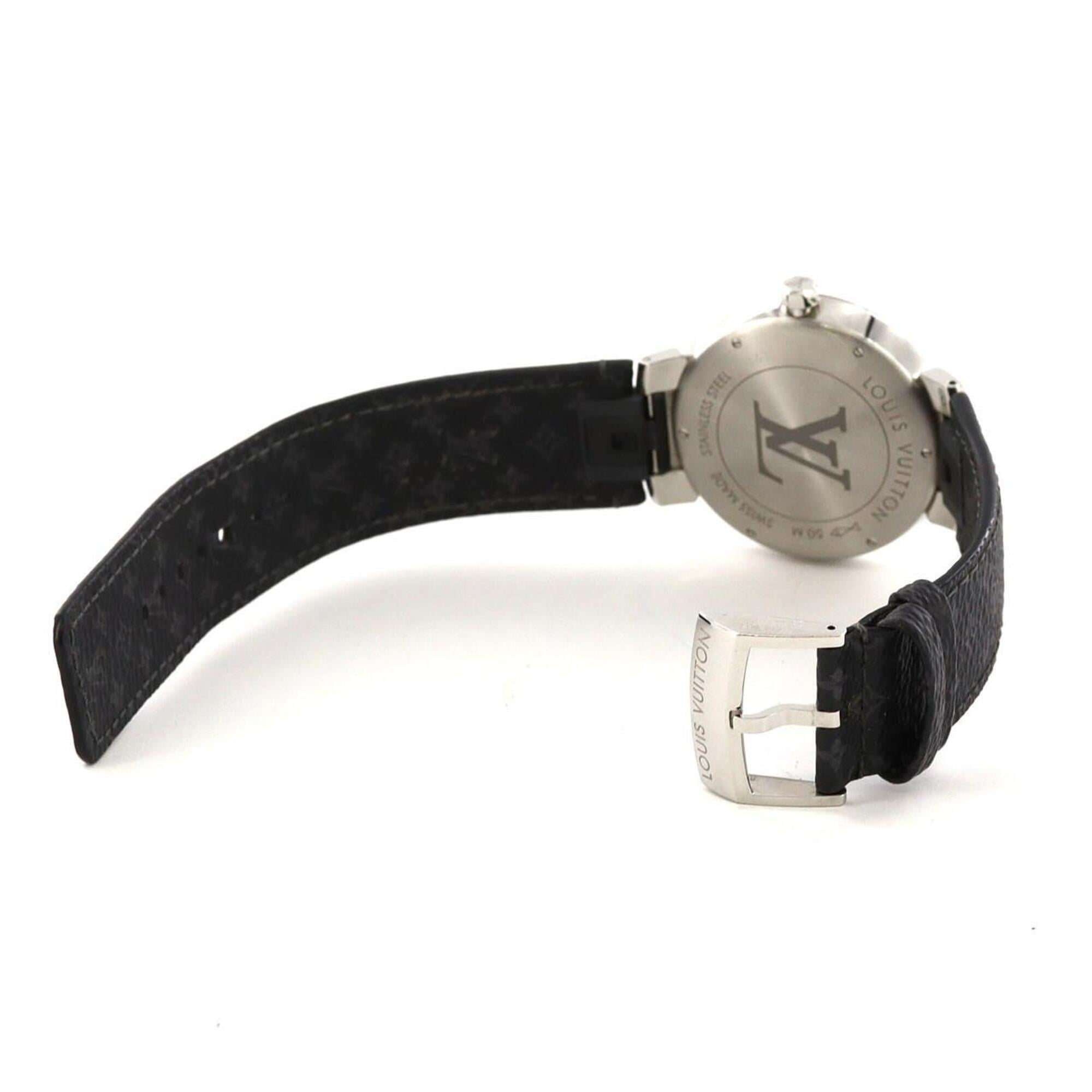 Louis Vuitton Tambour Q1DM0 Grey Dial 39mm Watch