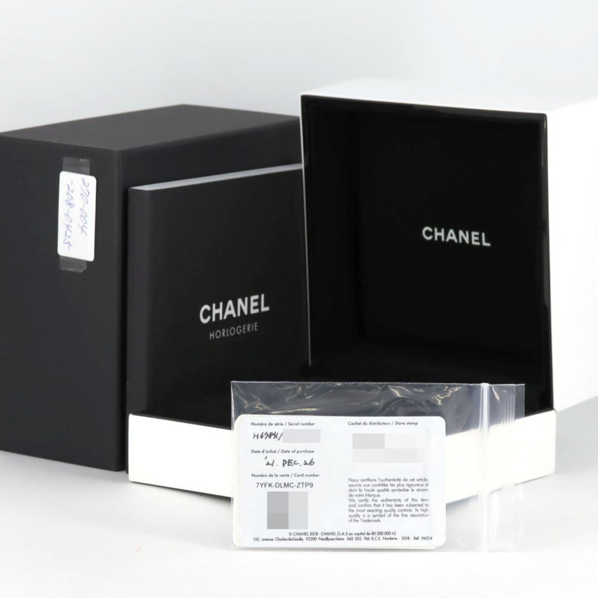 Chanel J12 Kaliber 12.2 Edition 1 33 mm keramiek Limited H6784 automatisch horloge