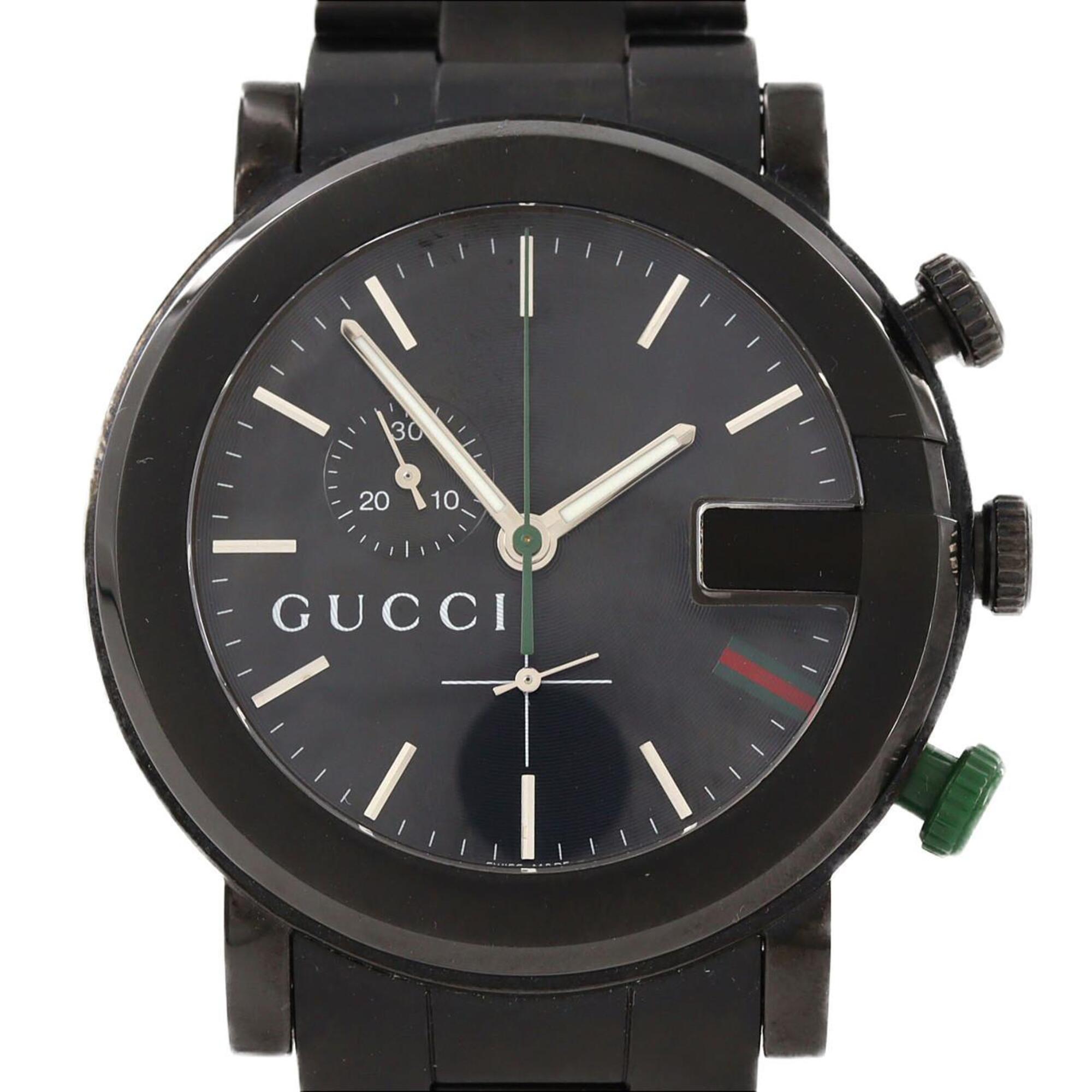 Gucci G-Chrono PVD 101MCHRONO YA101331 SS Quartz Watch