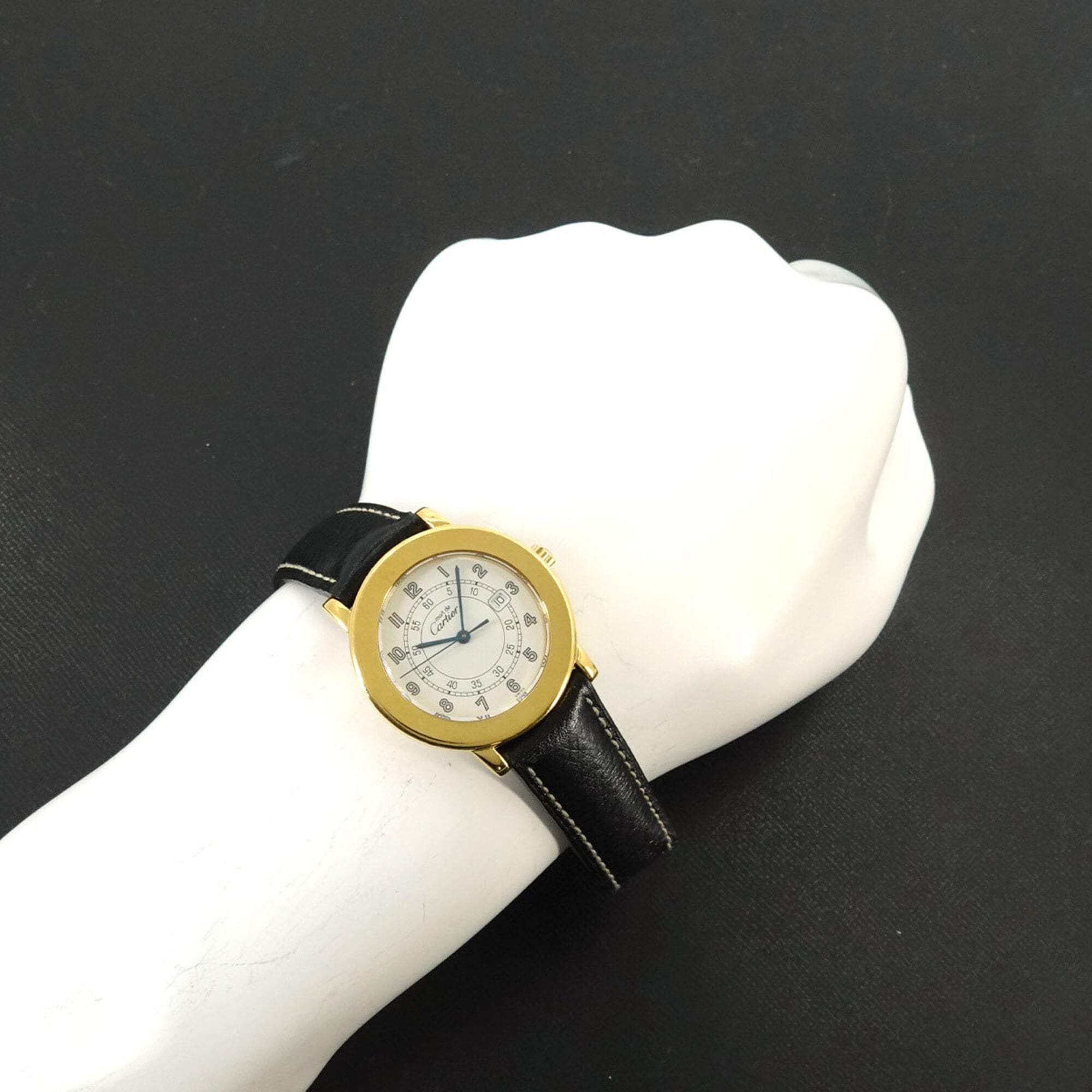 Cartier Must W100844B White Dial 33mm Watch