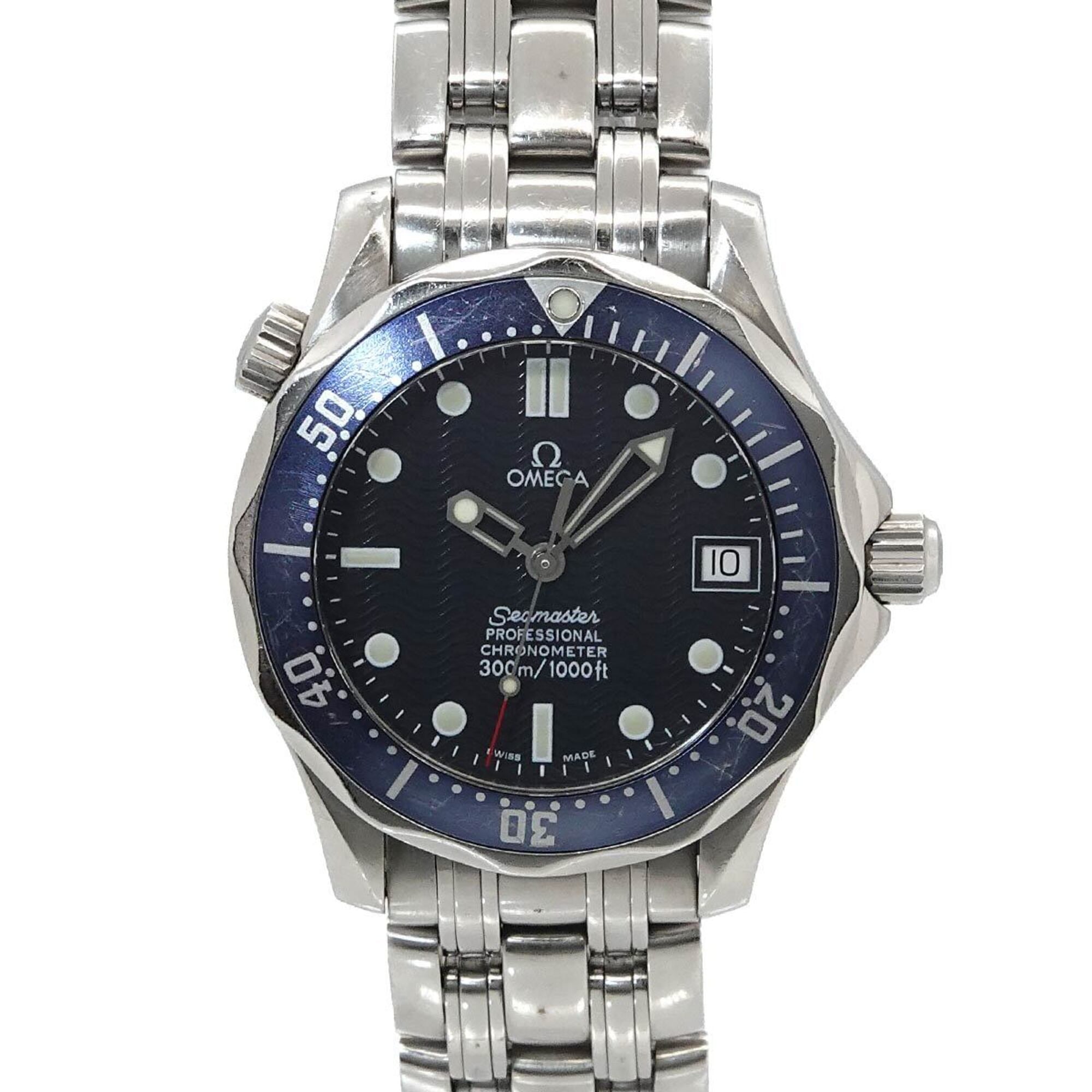 Omega Seamaster 300 Professional 2551 80 Boys' Date Navy Automatic Movement