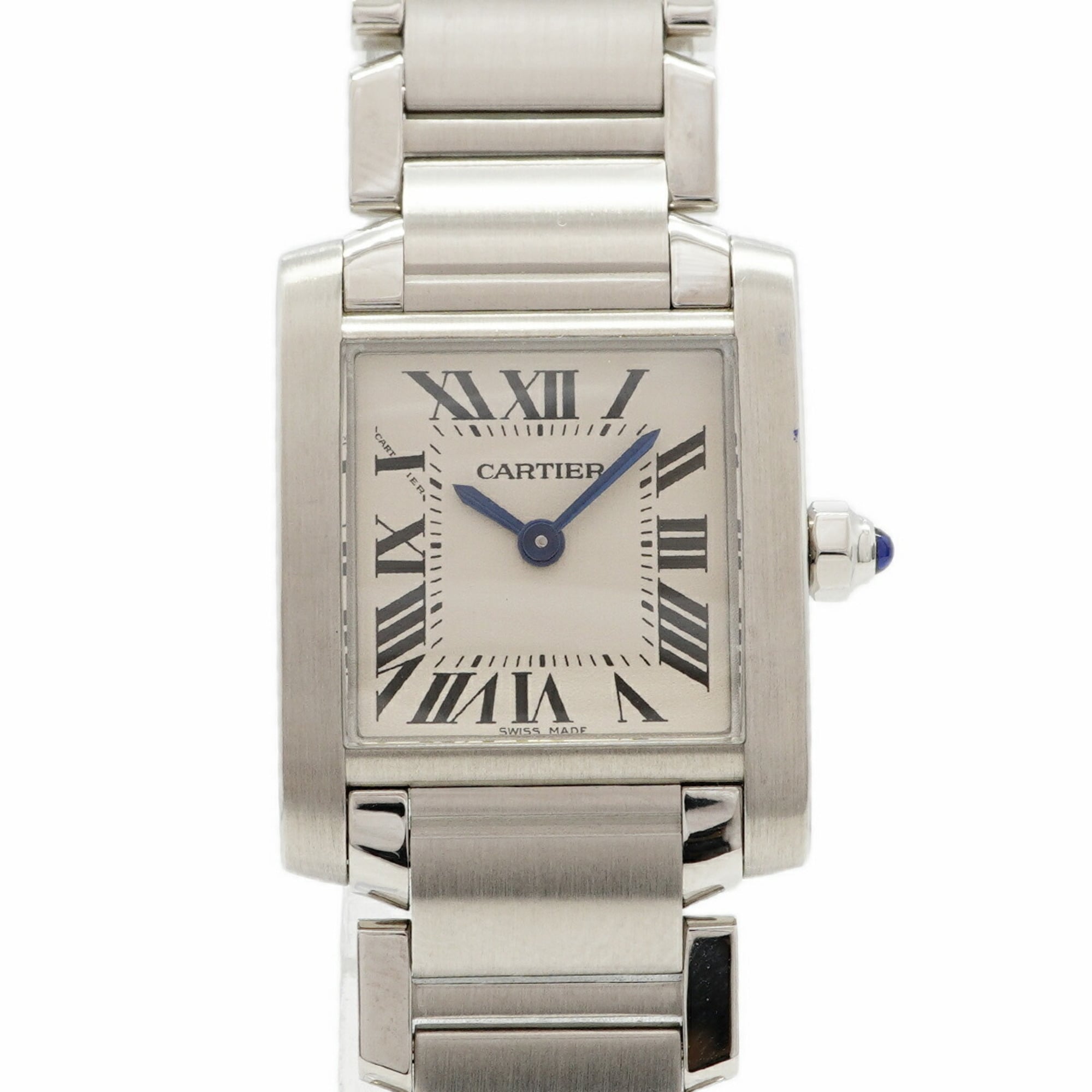 Cartier Tank Française SM W51008Q3 Ivory Dial Women's Watch