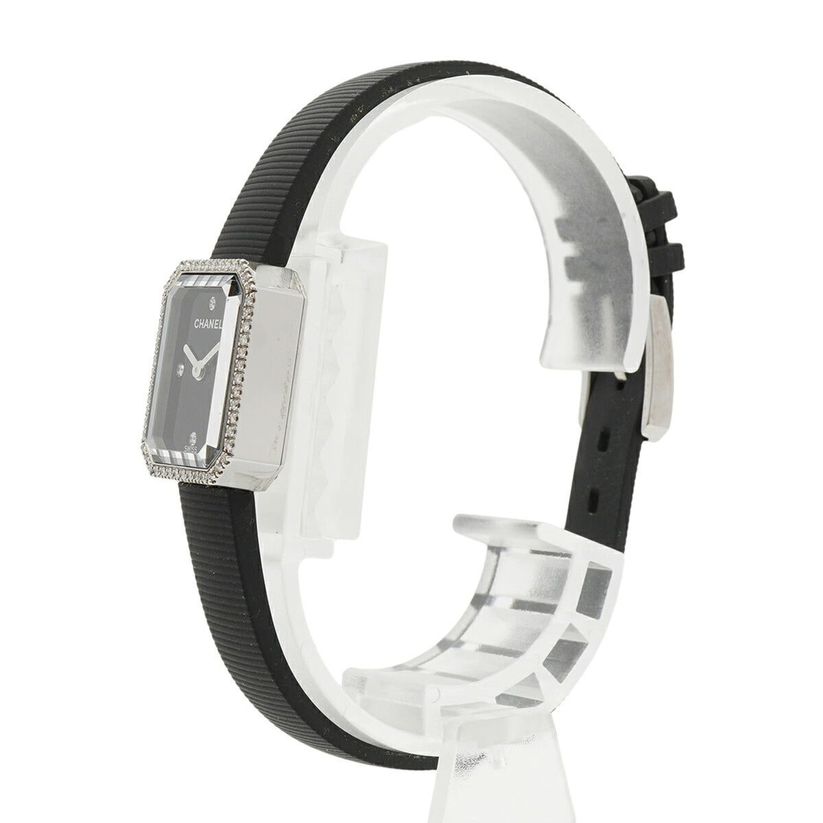 Chanel Première Diamond Bezel H2434 Black Dial 15mm Watch