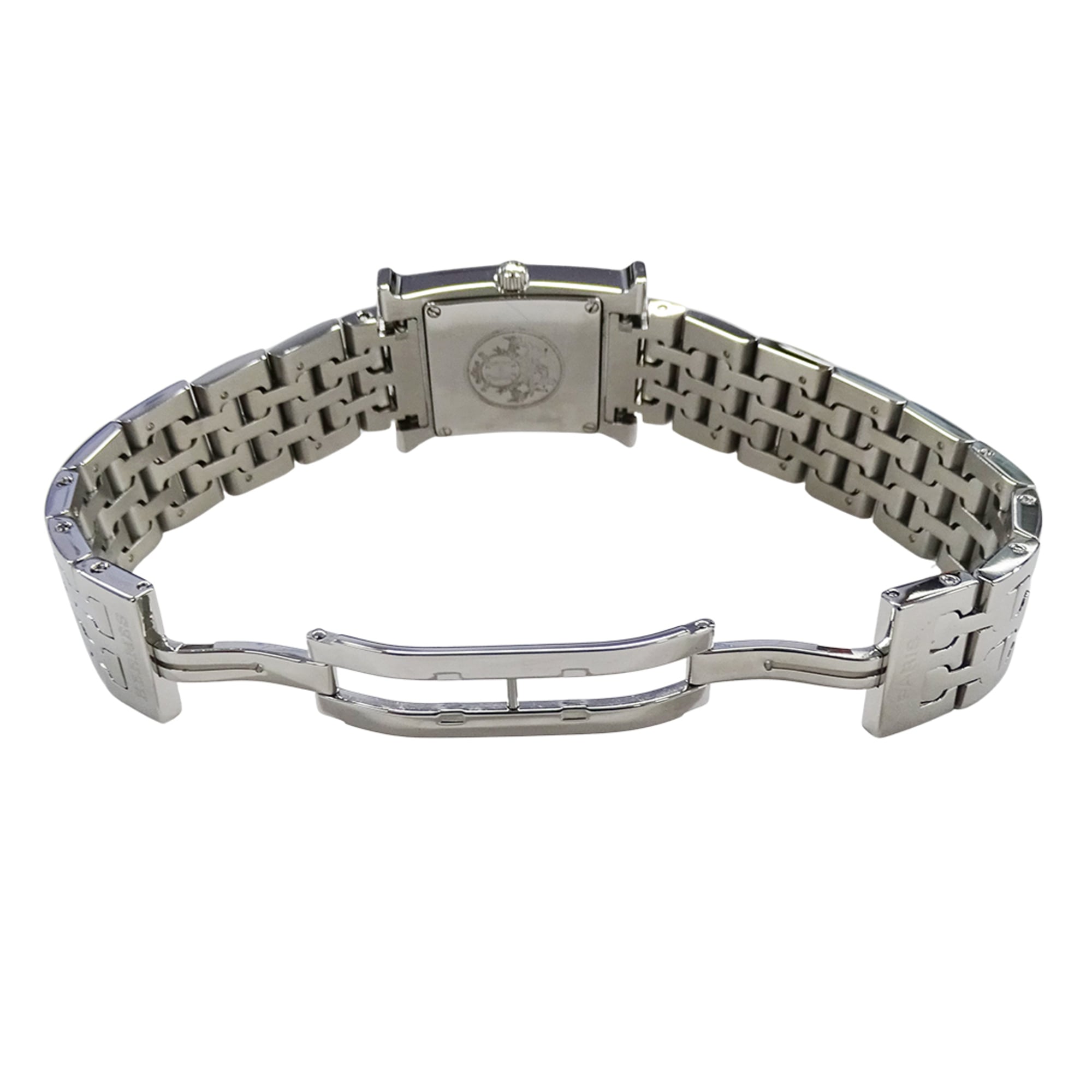 Hermes H- HH1.210 Schwarz Zifferblatt 21 mm Uhr