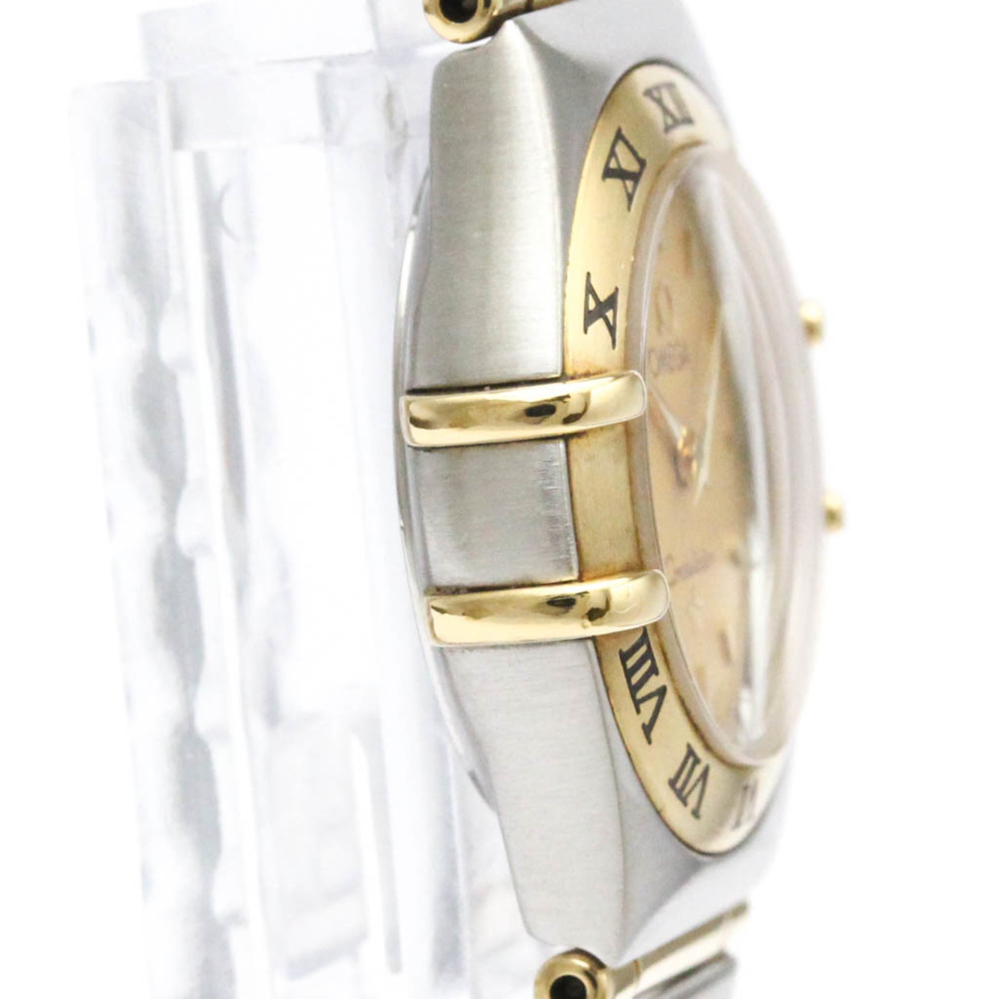 OMEGA Constellation Damenuhr 18 Karat Gold Edelstahl Quarz 1262.10