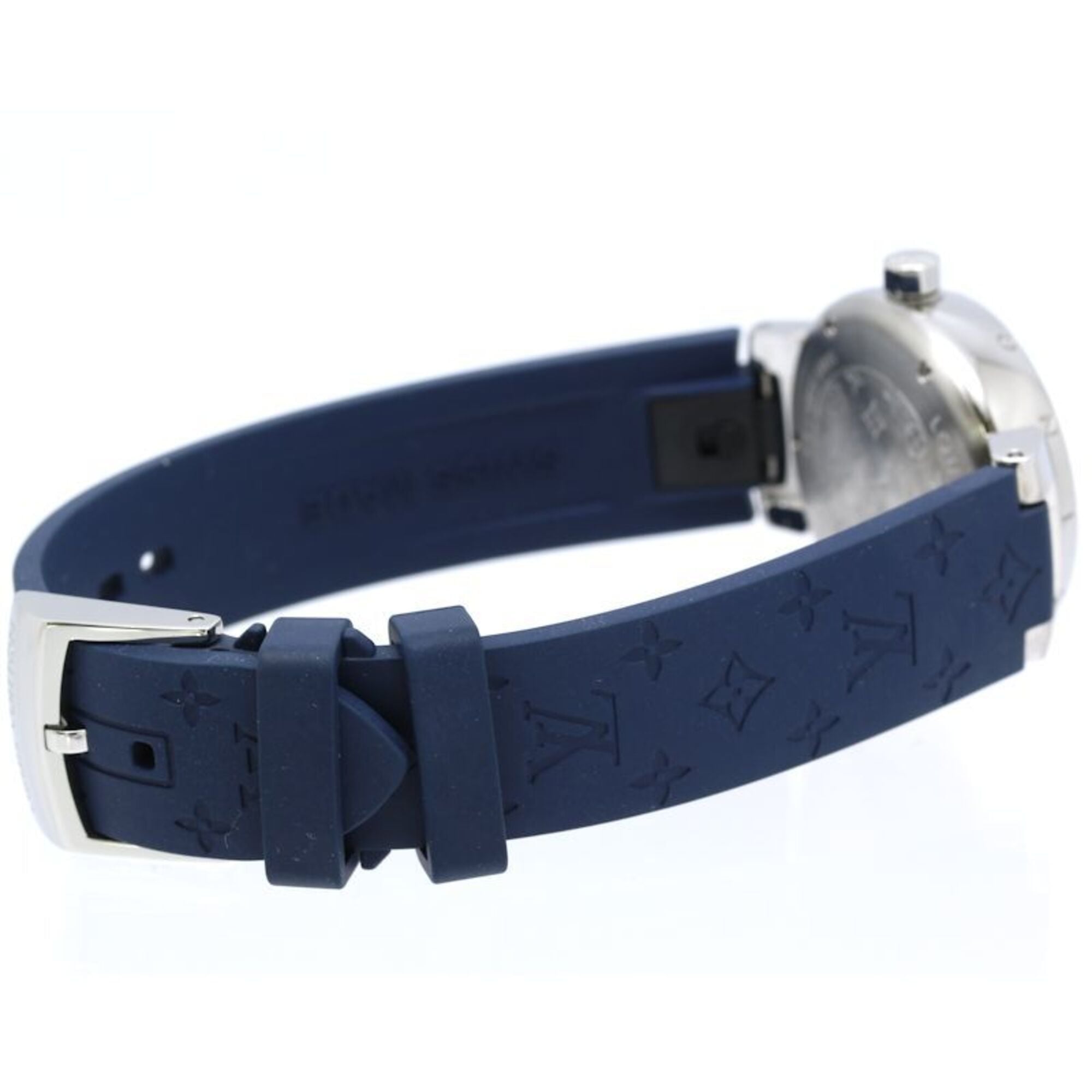 Louis Vuitton Tambour QA070Z Black Dial 27mm Watch