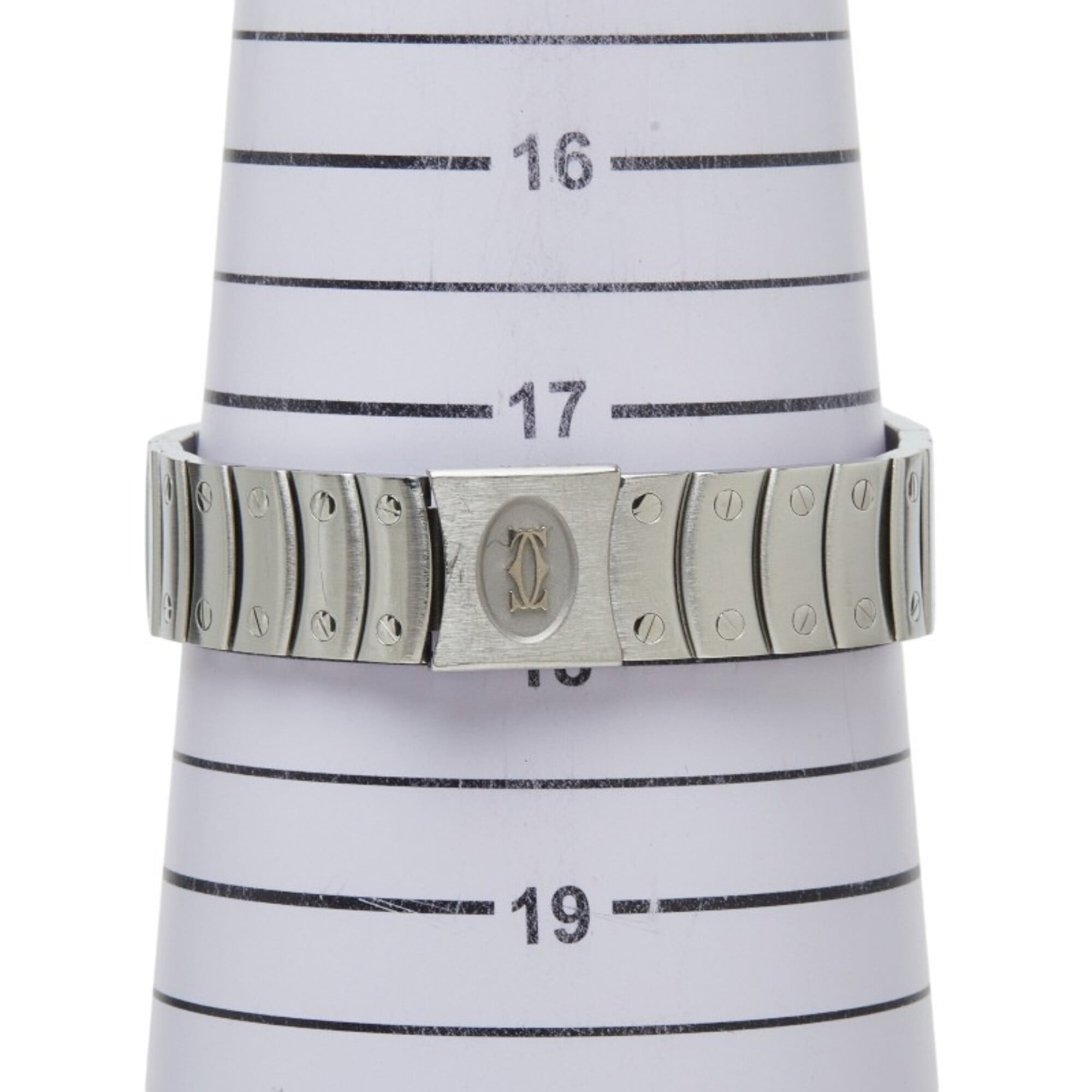 Cartier Santos Ronde LM W20026K1 Automatic (with manual ) White Dial Stainless Steel CARTIER
