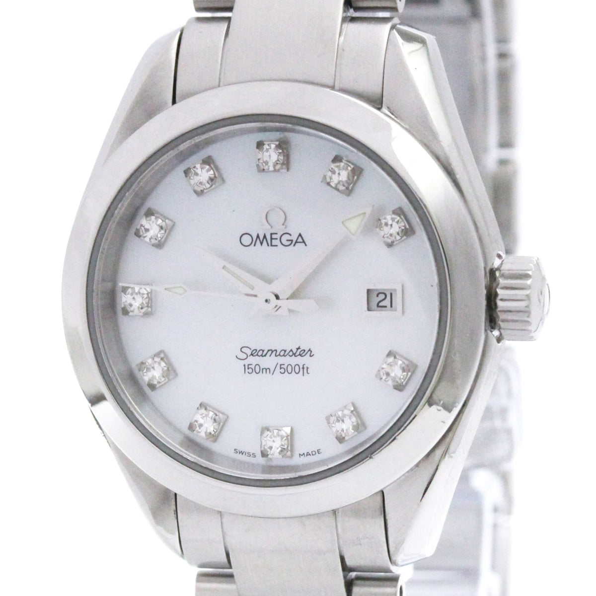 Omega Seamaster 2577.75 White shell Dial 29mm Watch