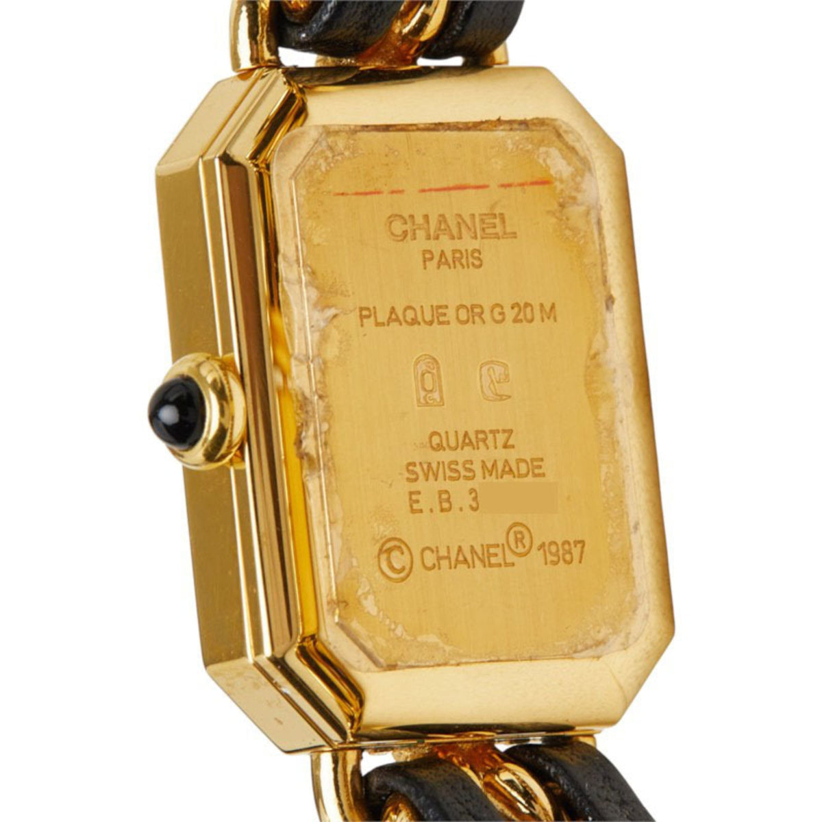 Chanel Première M H0001 Schwarz Zifferblatt 20 mm Uhr