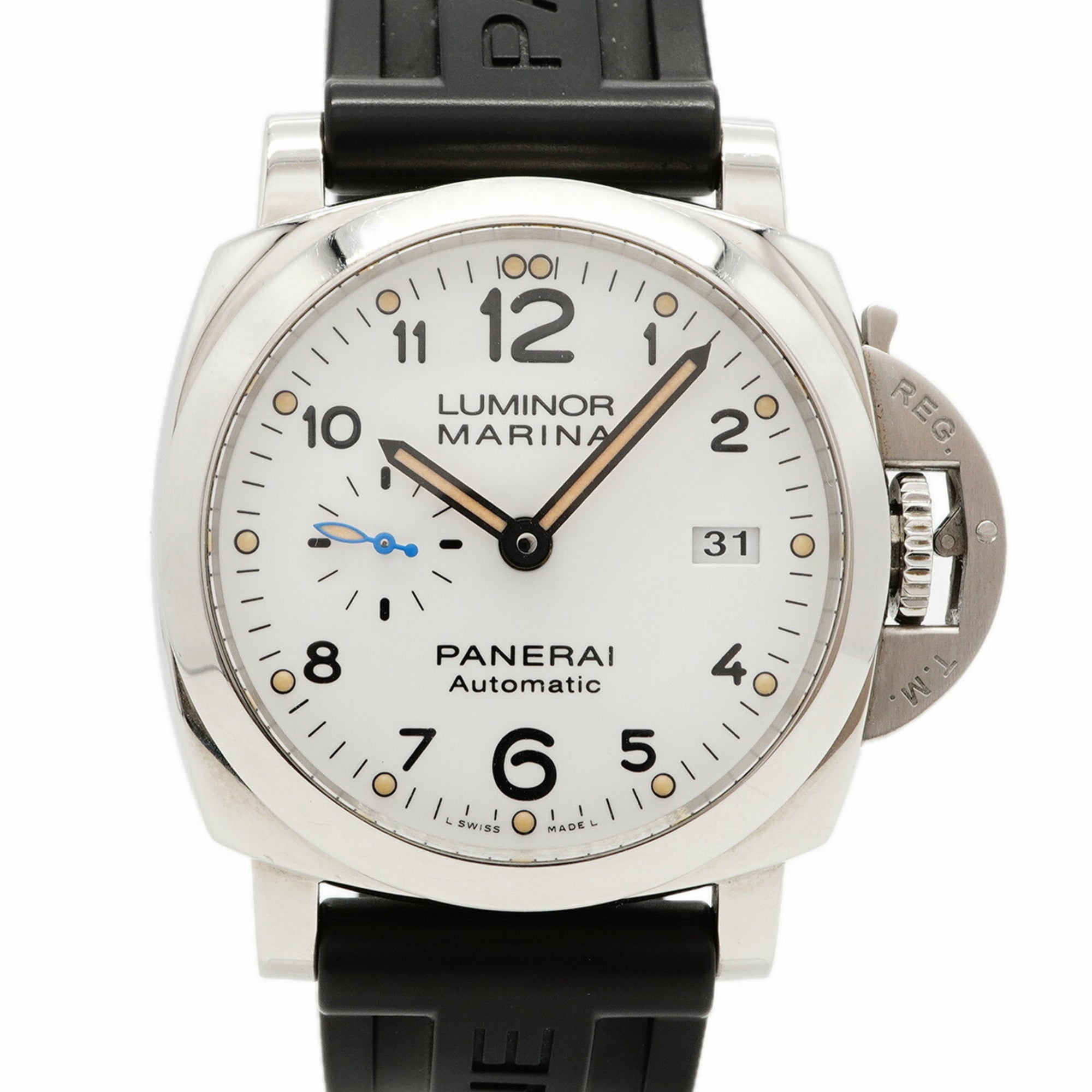 Officine Panerai Luminor Marina 1950 PAM01499 White Dial Men's Watch
