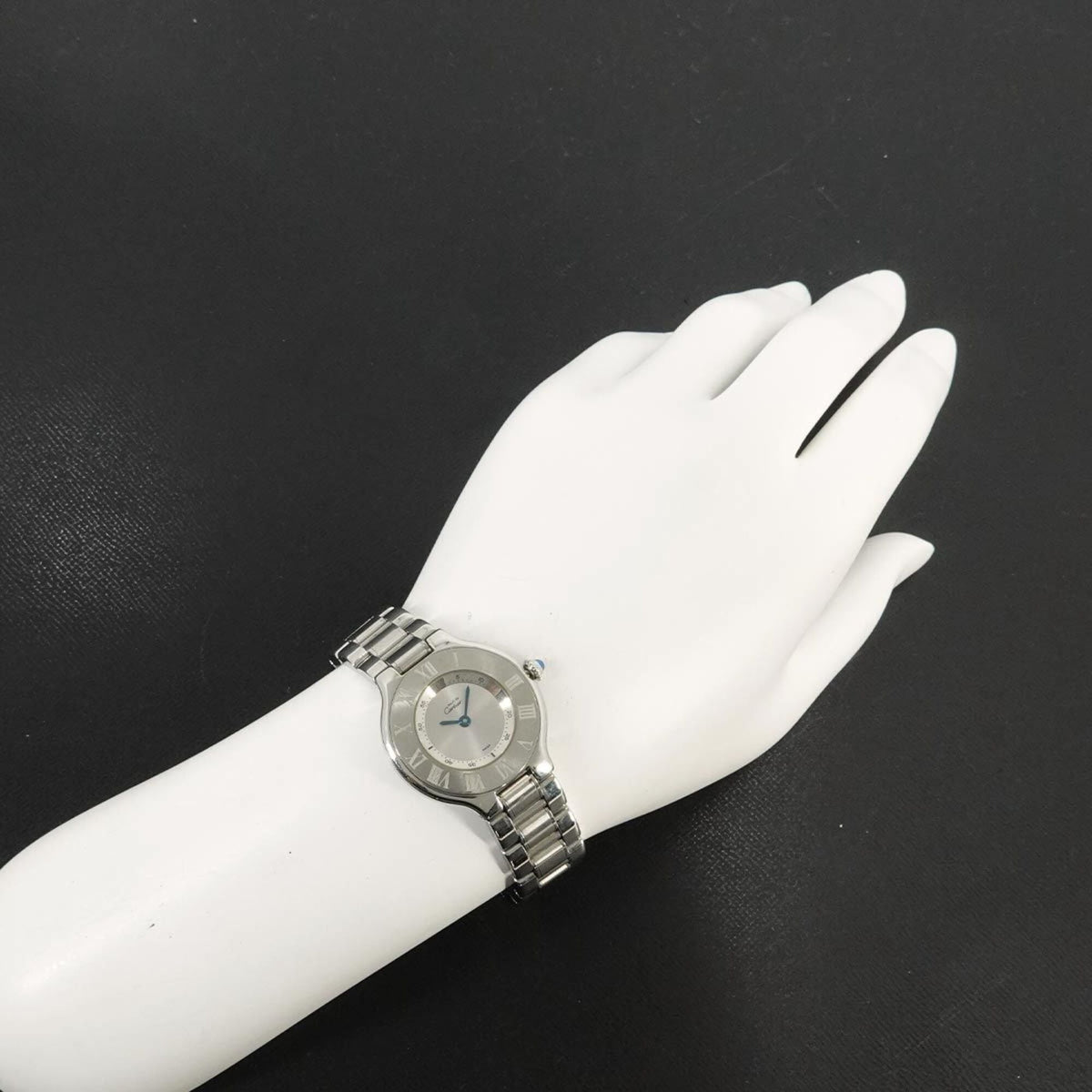Cartier Must 21 Vingt-et-un W10109T2 Silber Zifferblatt 28 mm Uhr