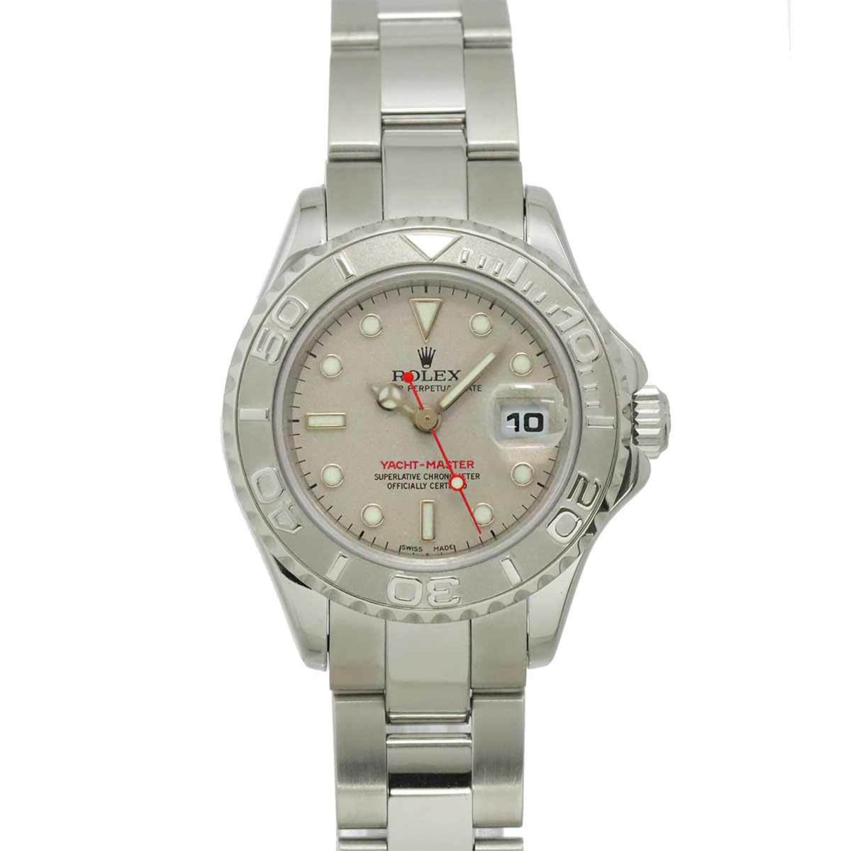 Montre Rolex Yachtmaster Rolesium 169622, cadran argenté, 29 mm