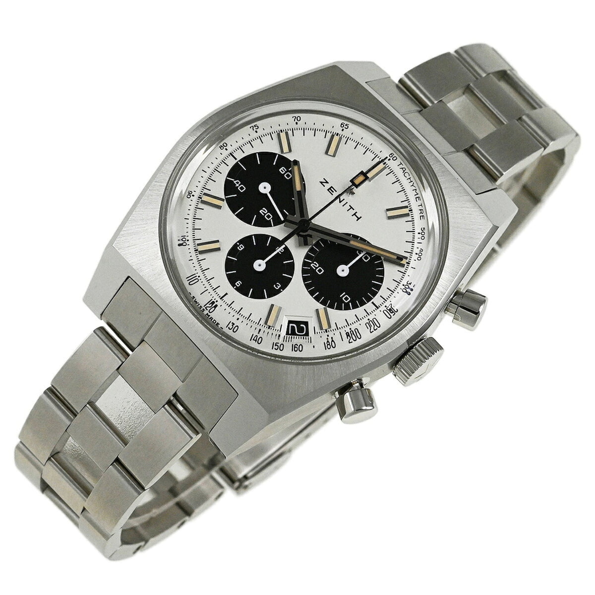 Zenith Chronomaster A384 Revival Lupin III Second Edition 03.L384-2.400/07.M384 Black, White Dial 37mm Watch