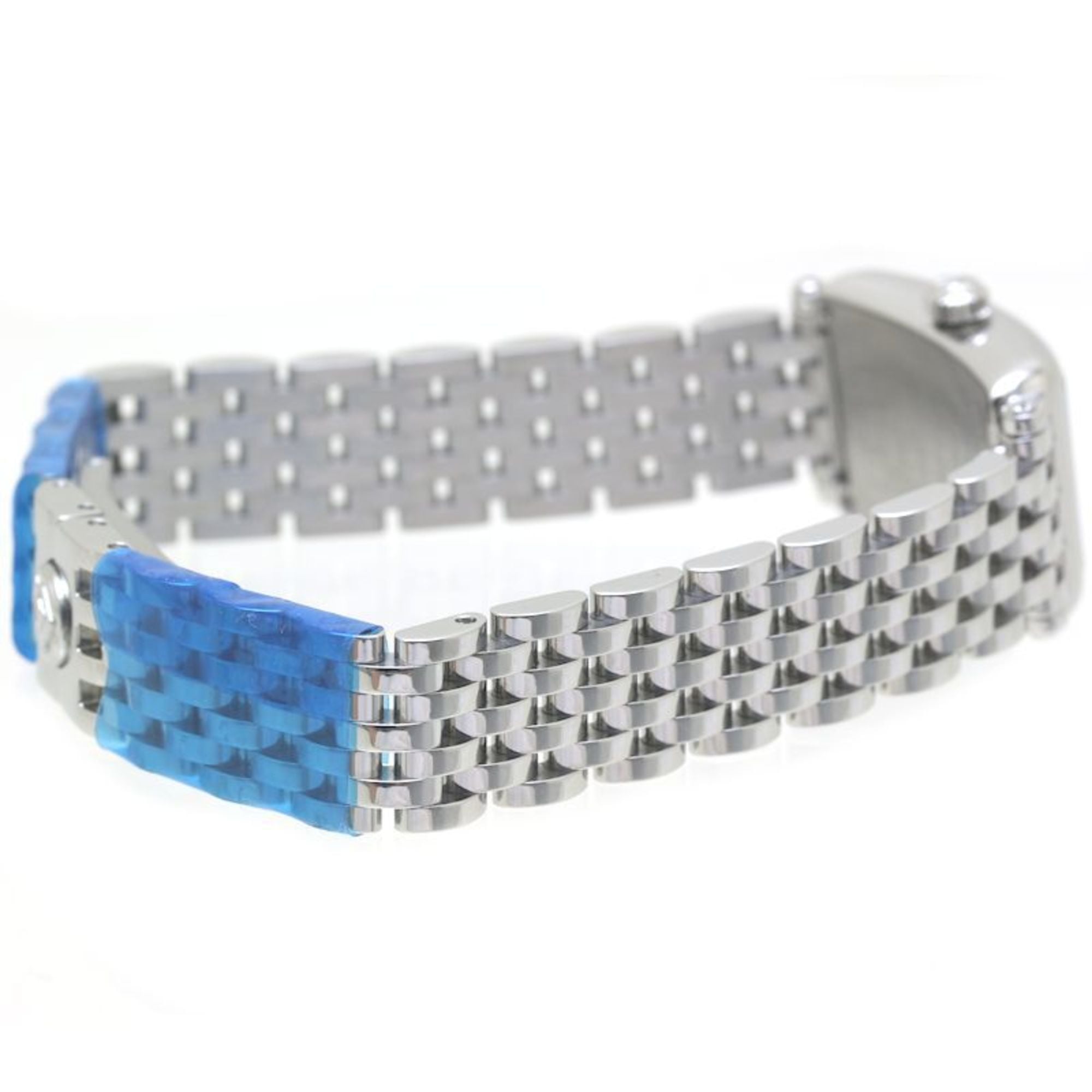 FRANCK MULLER Long Island Petite Pastille 802QZRELCD1P Dameshorloge van roestvrij staal met diamanten 39899