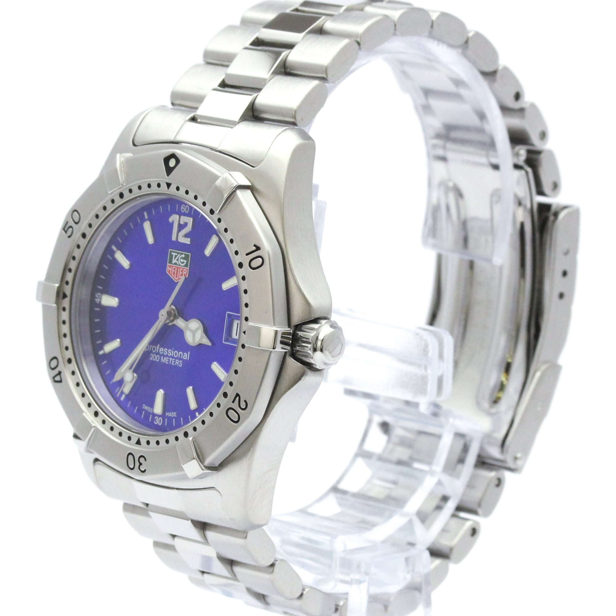TAG HEUER 2000 Classic Steel Quartz Mens Watch WK1116 Polished