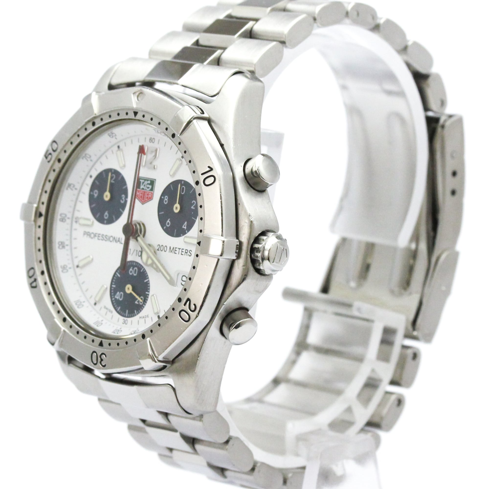 TAG Heuer 2000 Series CK1111 White Dial 37mm Watch