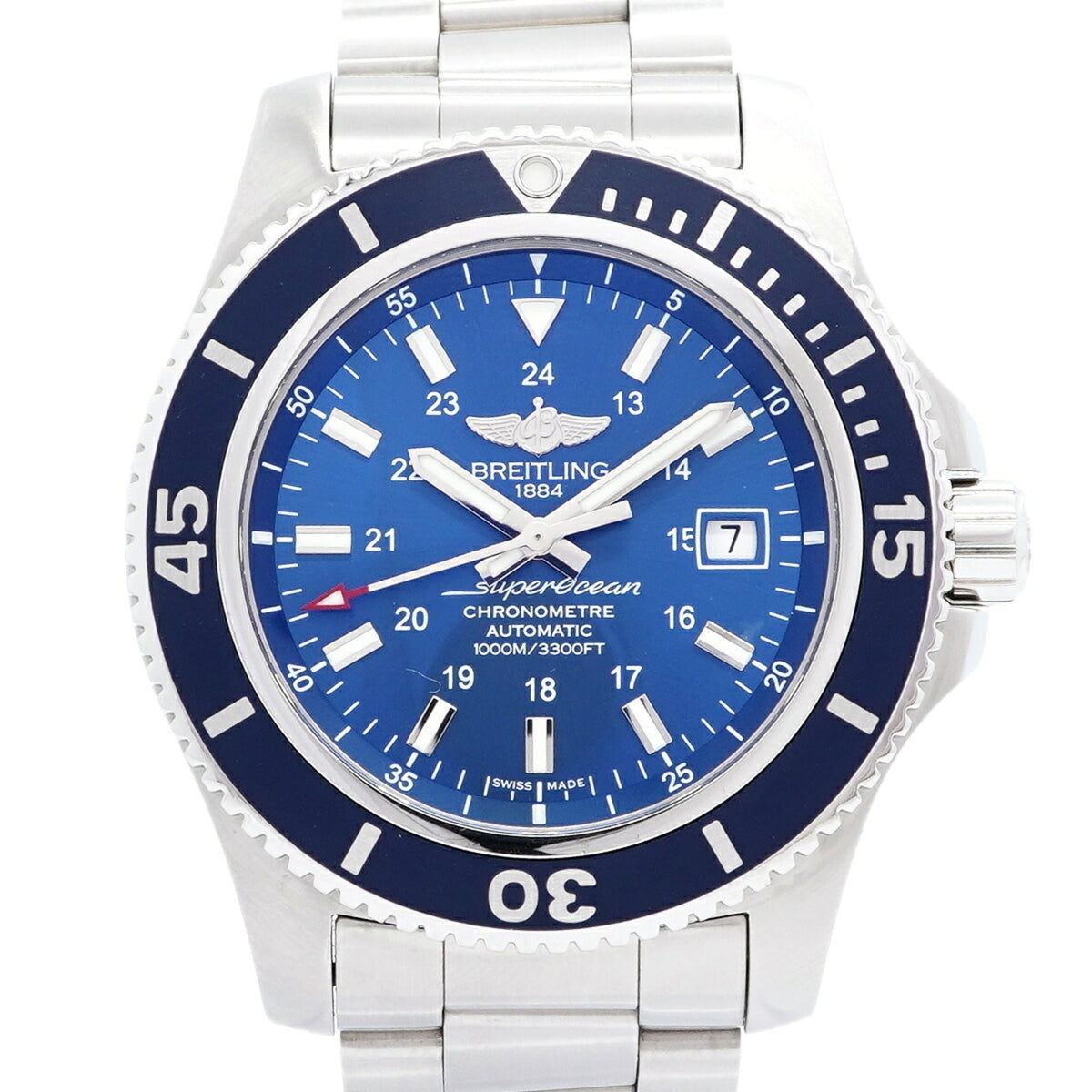 Breitling Superocean II A17392 Blue Dial 44mm Watch
