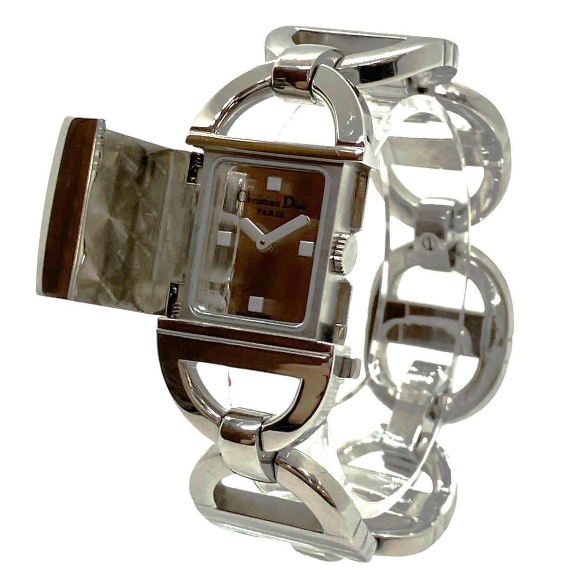 Christian Dior Pandiora D78-100 Silber Zifferblatt 18 mm Uhr