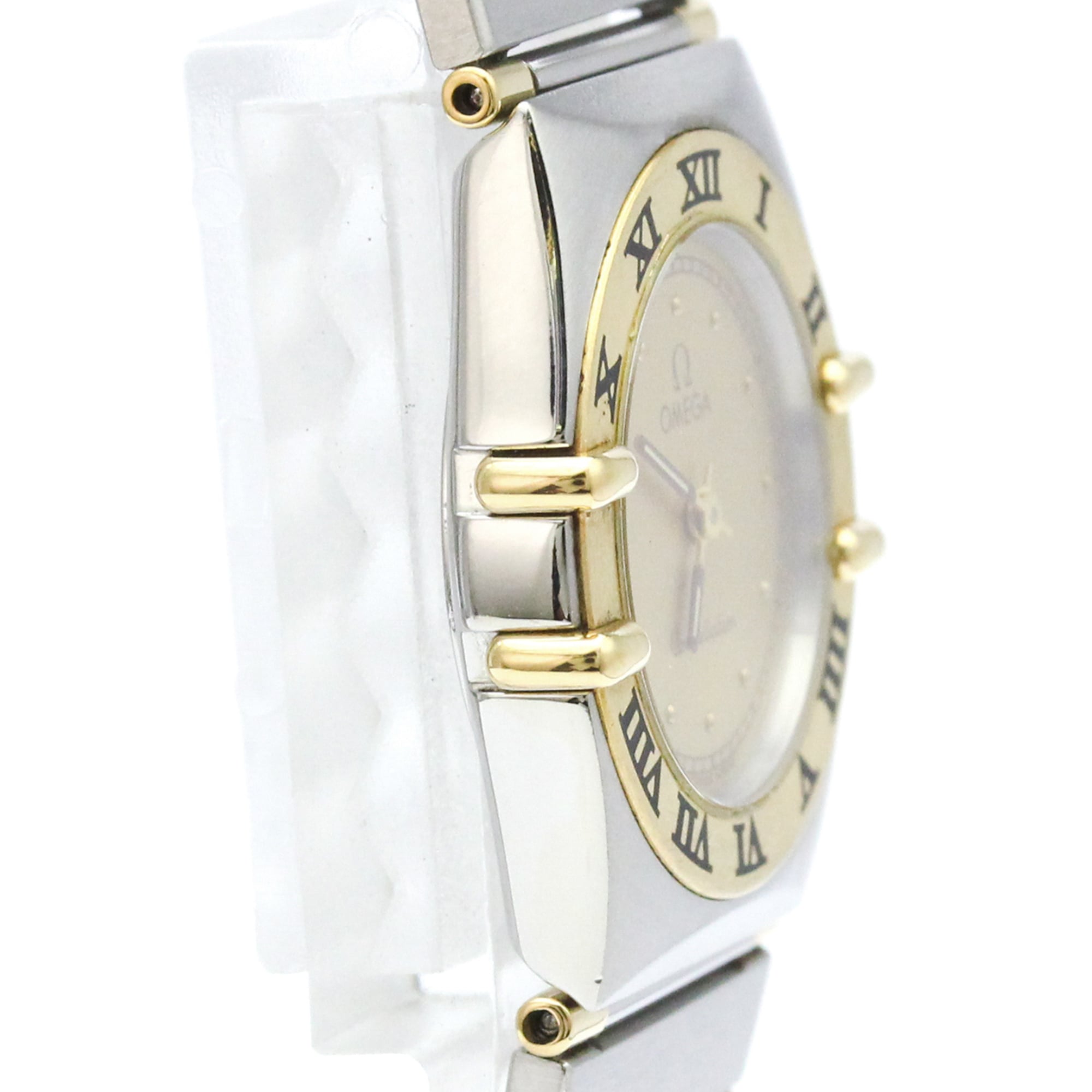 Omega Constellation 7.951.080 Gold Dial 22mm Watch
