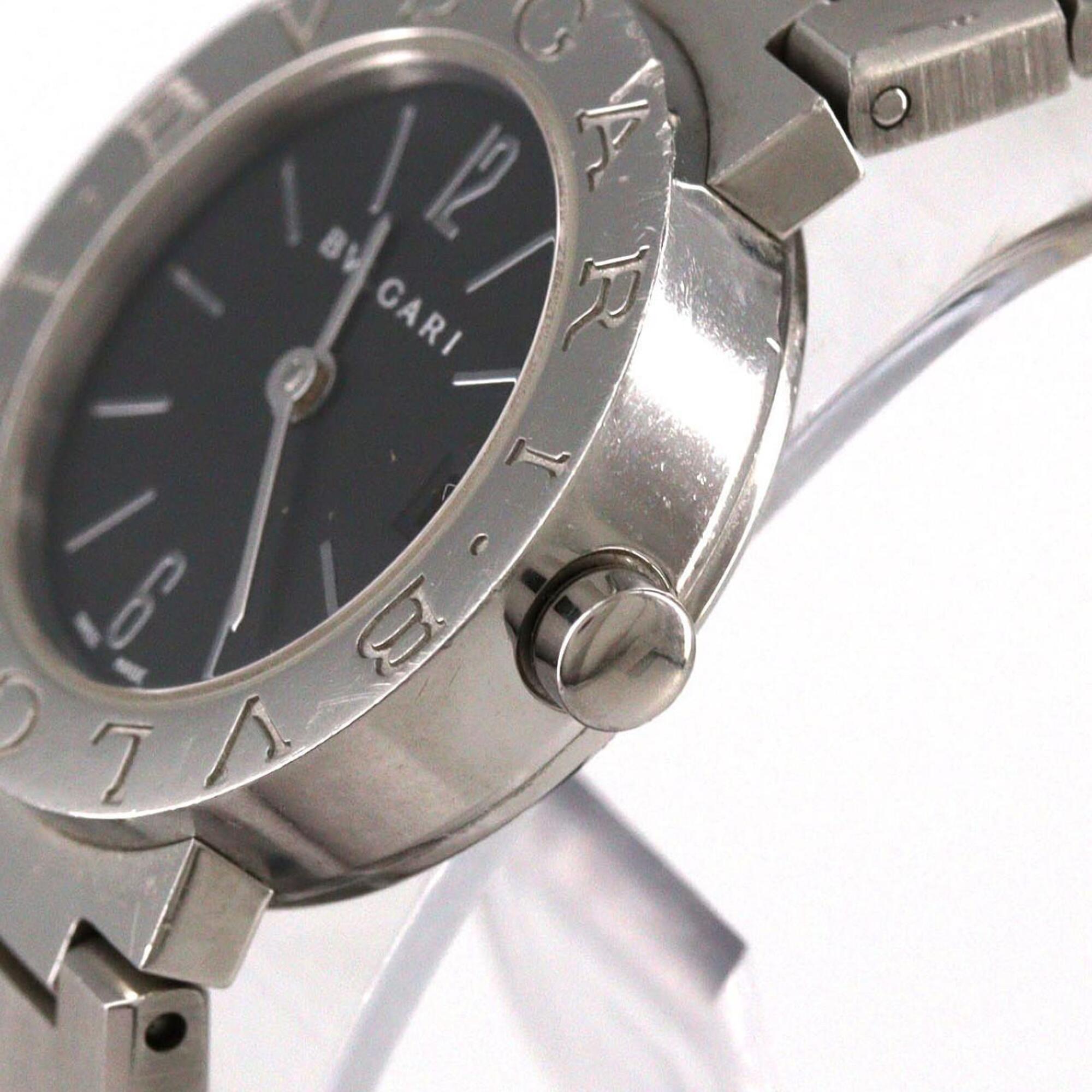 Bvlgari Bulgari BB23SS/BB23SSD Black Dial 23mm Watch
