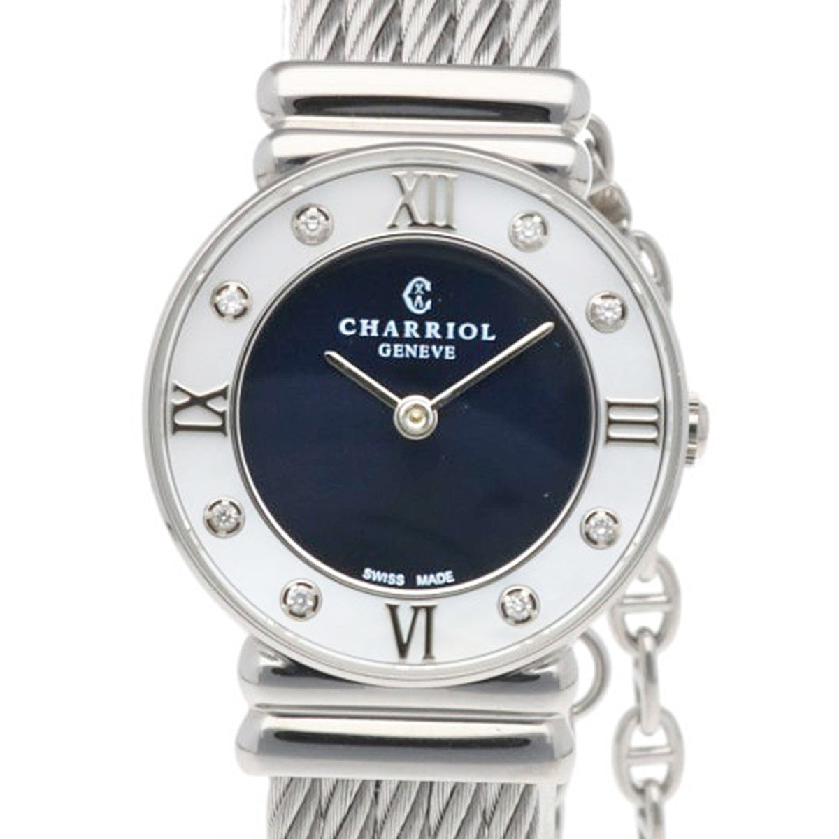 Charriol Saint-Tropez ST028.3 Navy Dial 24mm Watch