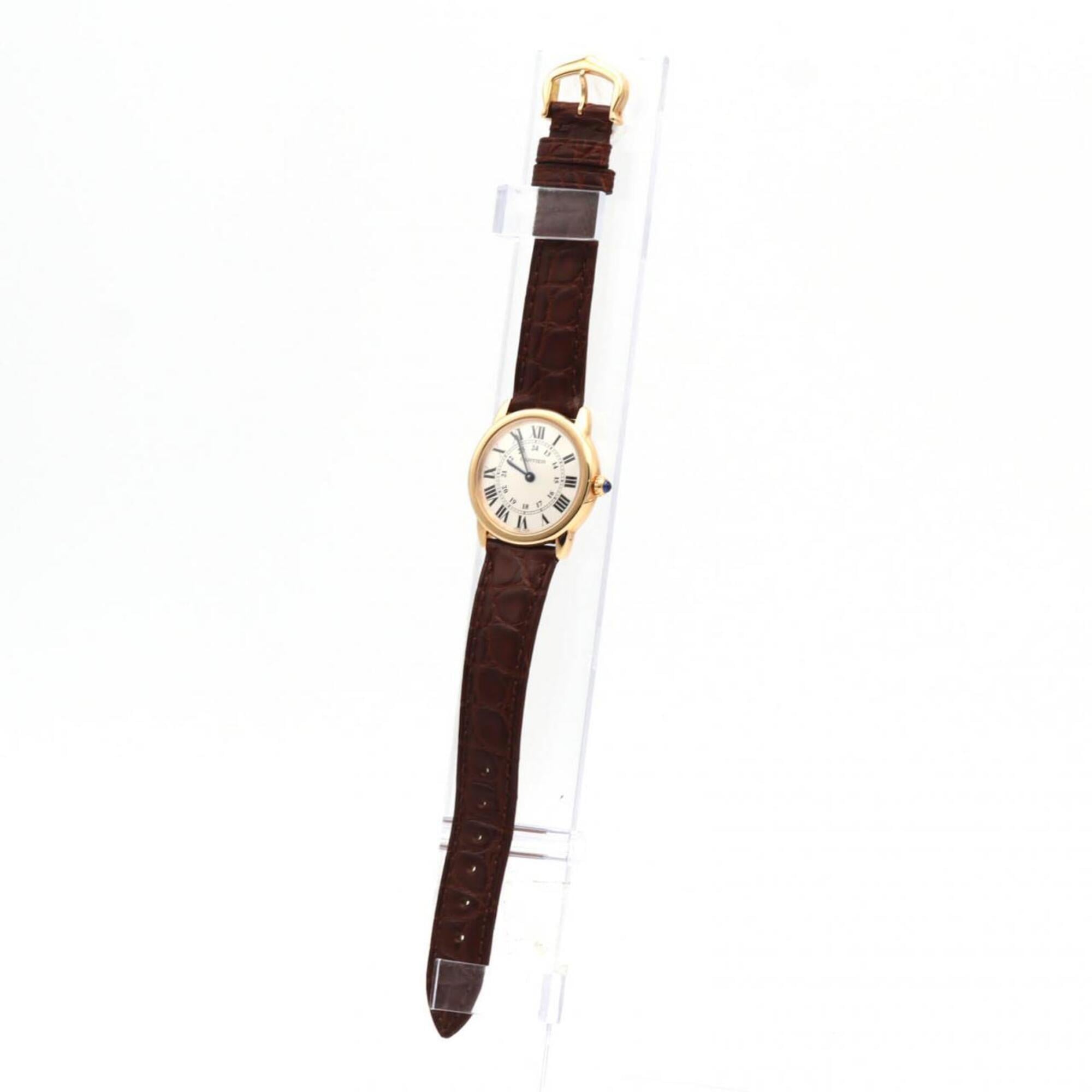 Montre Cartier Ronde Solo W6701007, cadran argenté, 29 mm