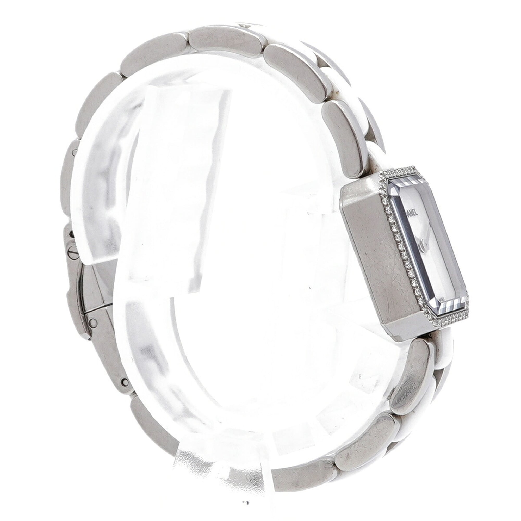 Montre Chanel Première Ceramic Diamond H2132 Blanc avec cadran de 15 mm