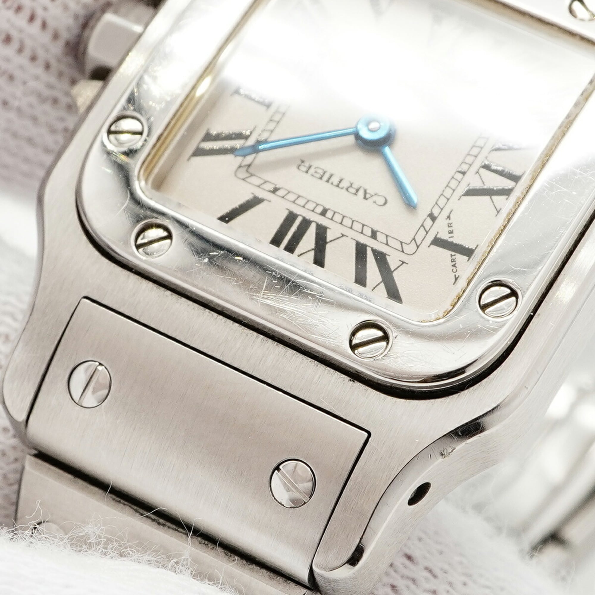 Cartier Santos Galbee SM W20056D6 Ivory Dial Women's Watch