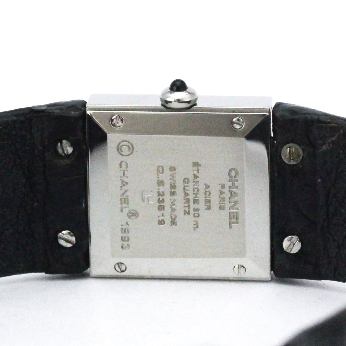 Chanel Matelasse H0116 Black Dial 19mm Watch