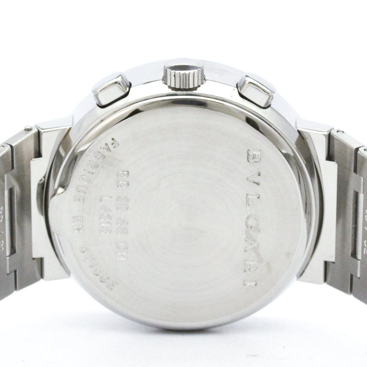 Bvlgari Chronograph BB38SSCH Black Dial 38mm Watch