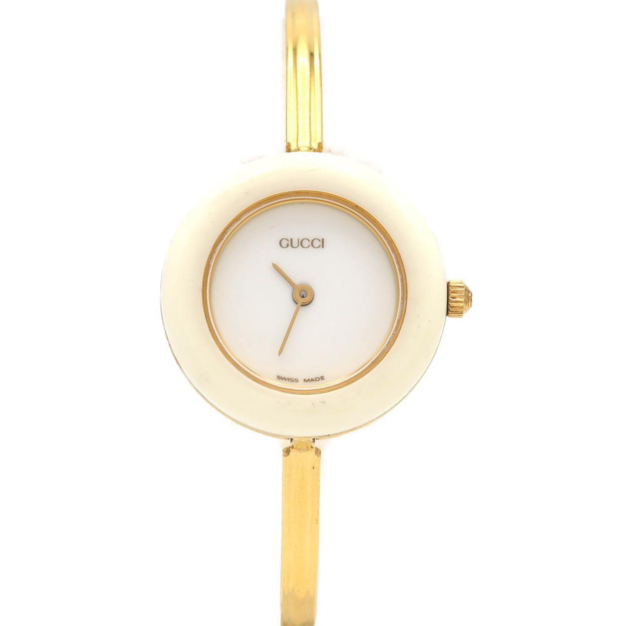 Gucci Change Ring GP Medium Size 11 12.2 Quartz Watch