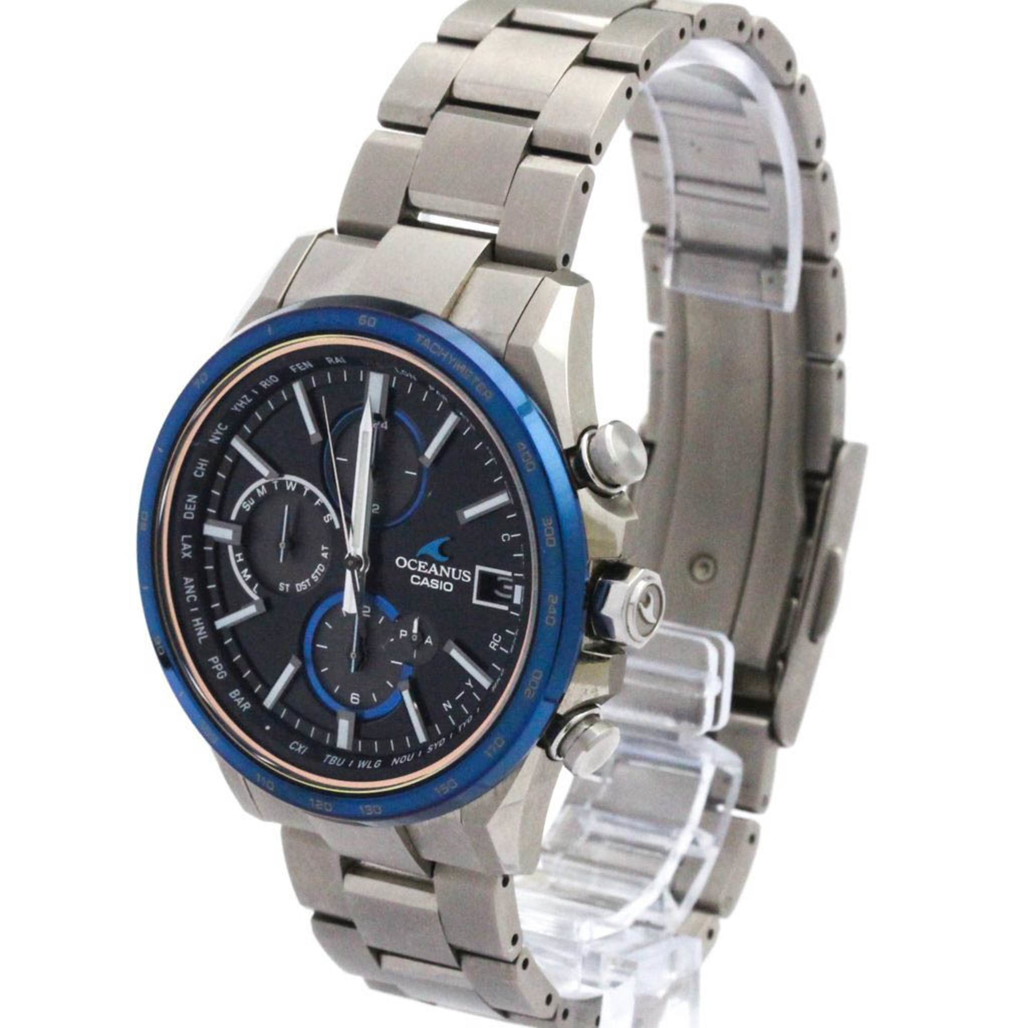 CASIO Oceanus Radio Wave Control Solar Titanium Mens Watch OCW-T4000D-1AJF