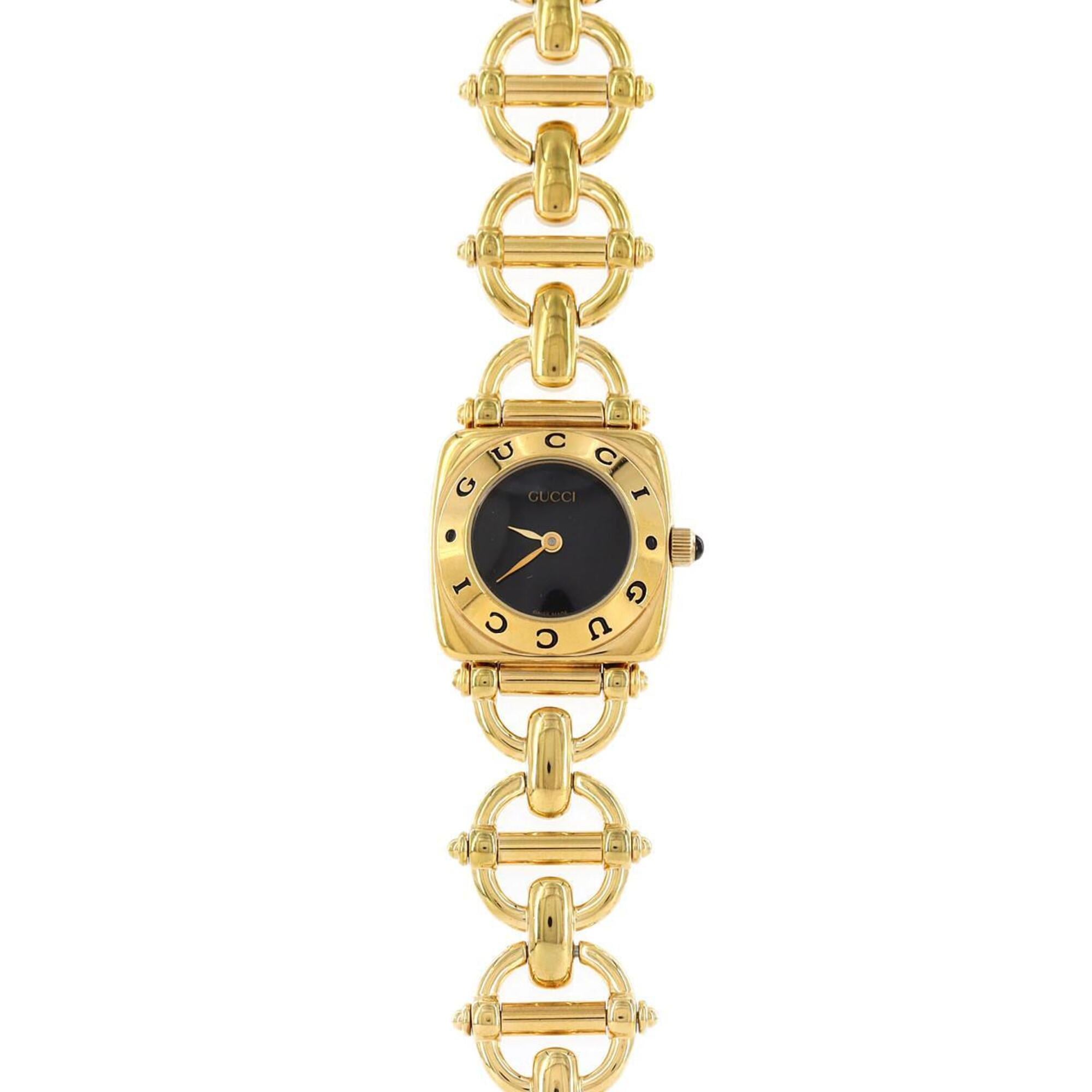 Gucci Horsebit 6400L GP Quartz Watch