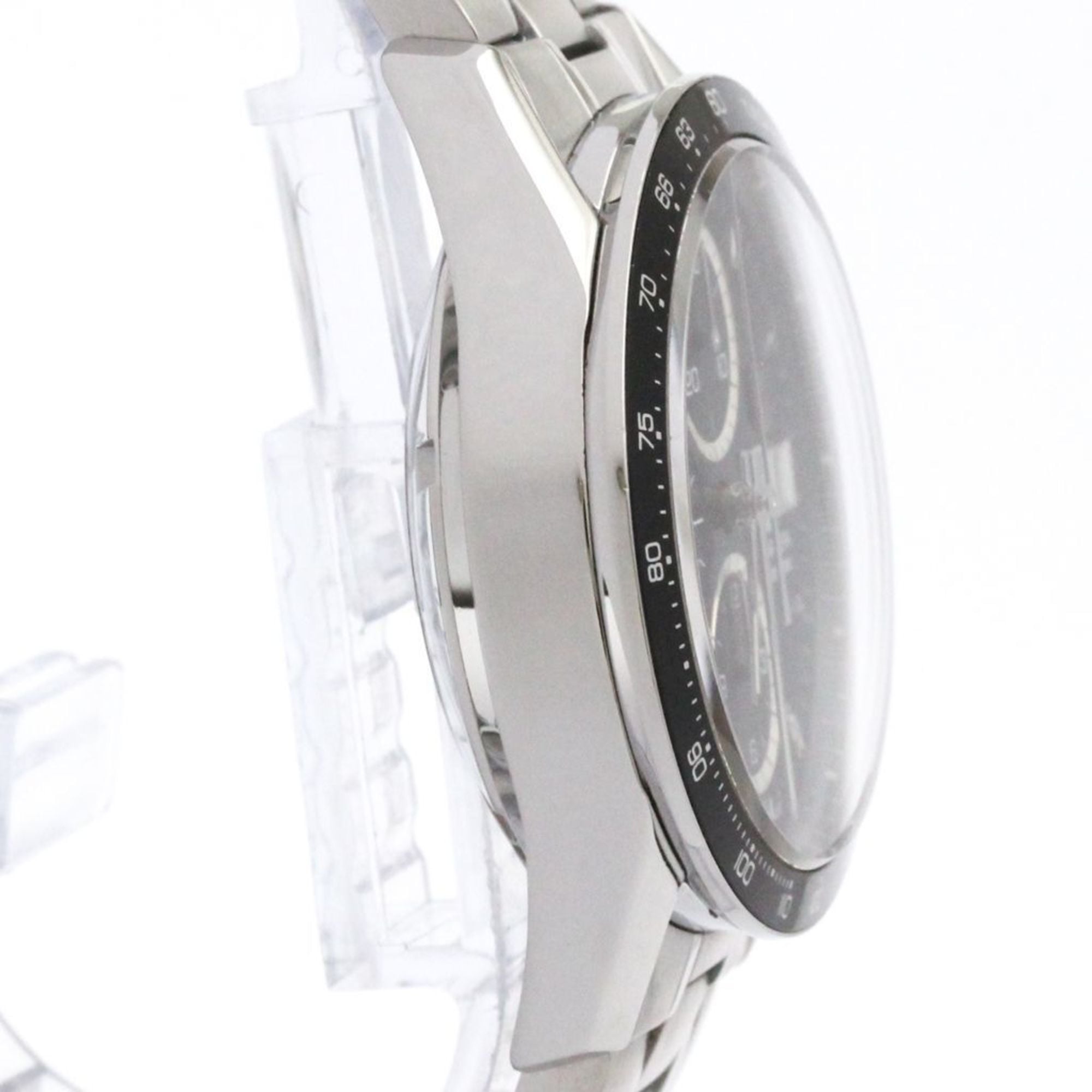 TAG Heuer Carrera CV201AG Black Dial Stainless steel 41mm Watch