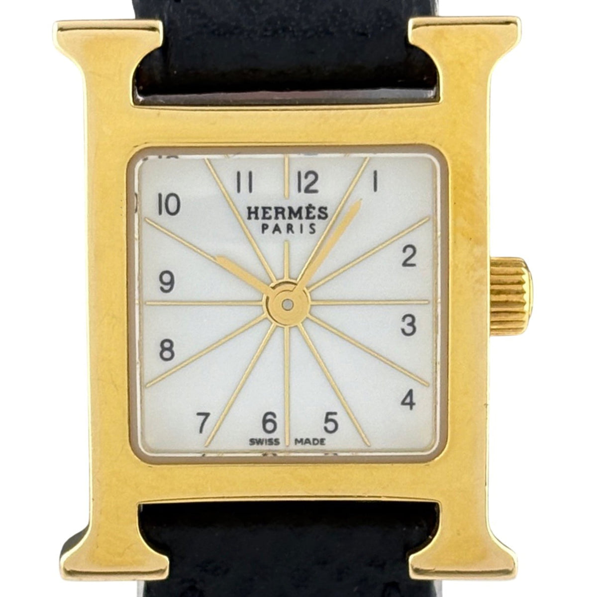 Hermes H- HH1.101 Weiß Zifferblatt 17 mm Uhr