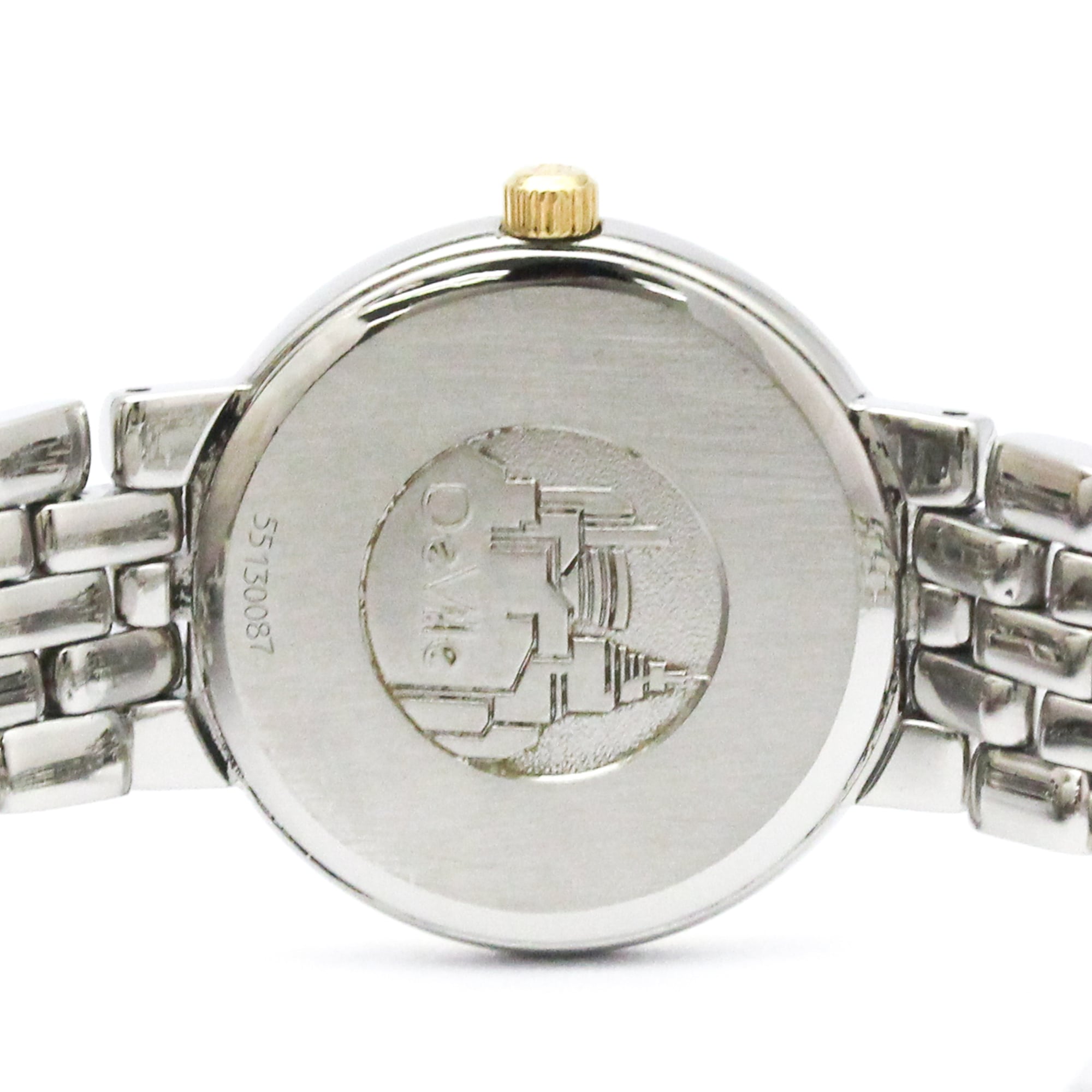 OMEGA De Ville Gold Plated Steel Quartz Ladies Watch 795.1111 Polished