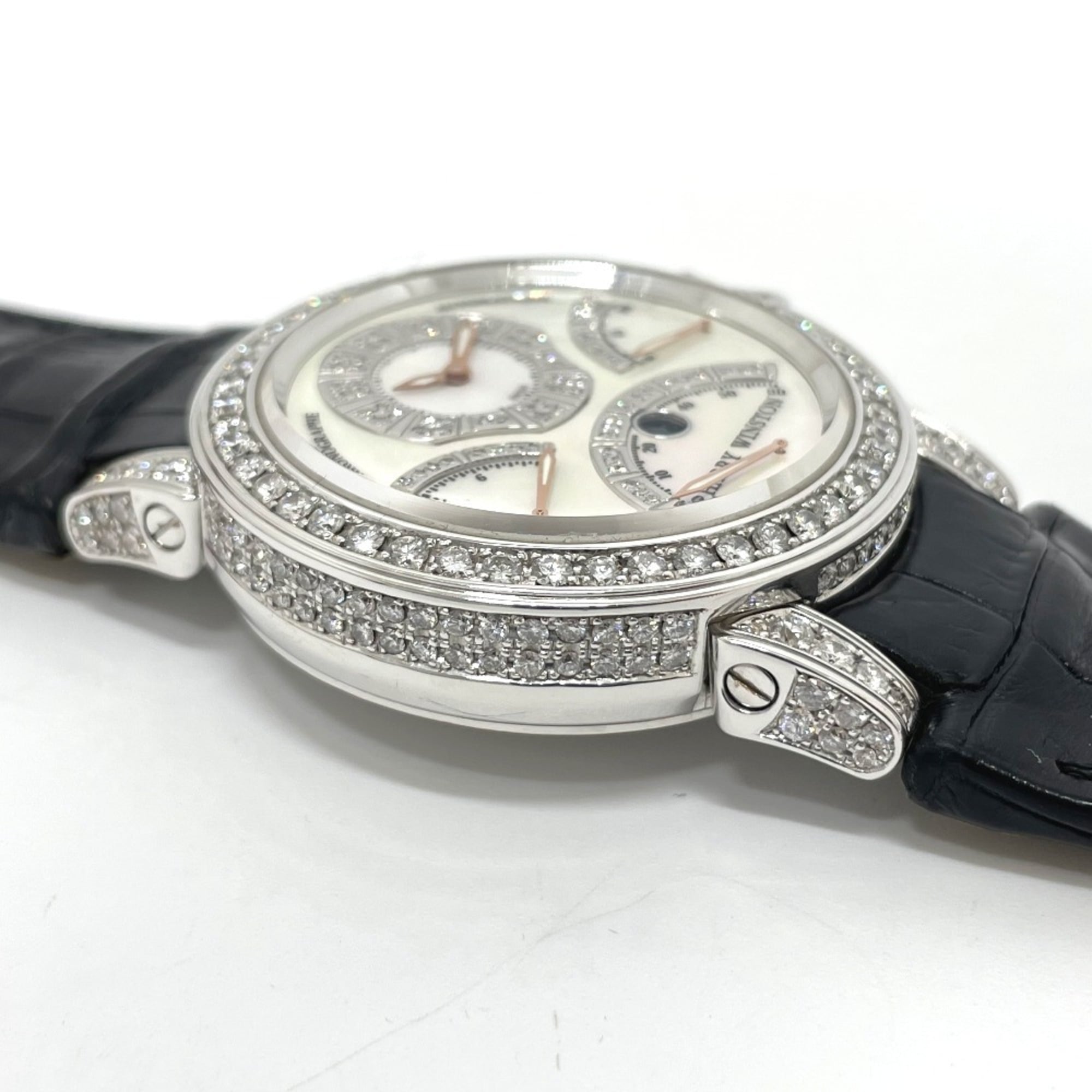 Harry Winston Ocean GZl1b00w White Dial 44mm Watch