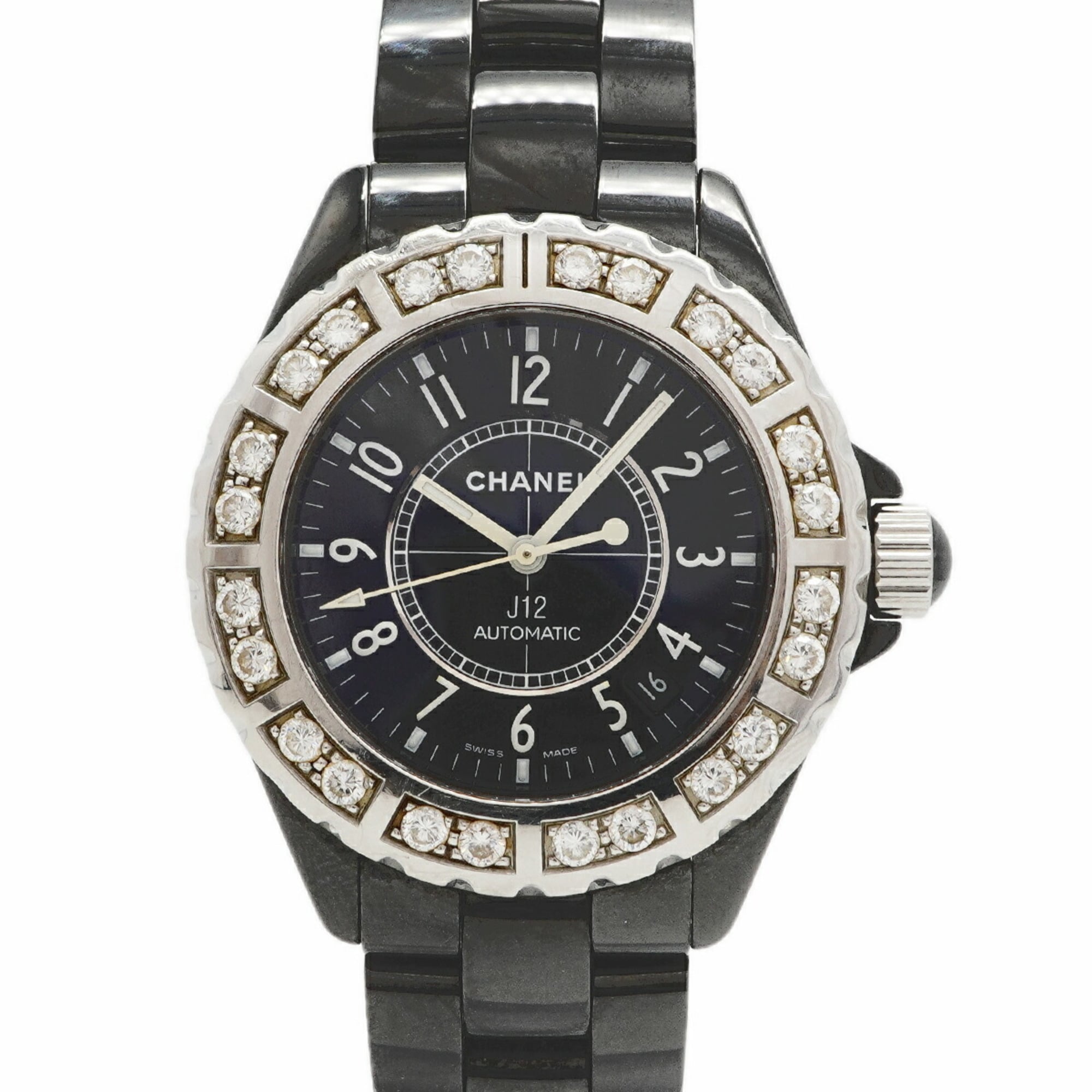 Chanel J12 H1174 Black Dial Ceramic 38mm Watch