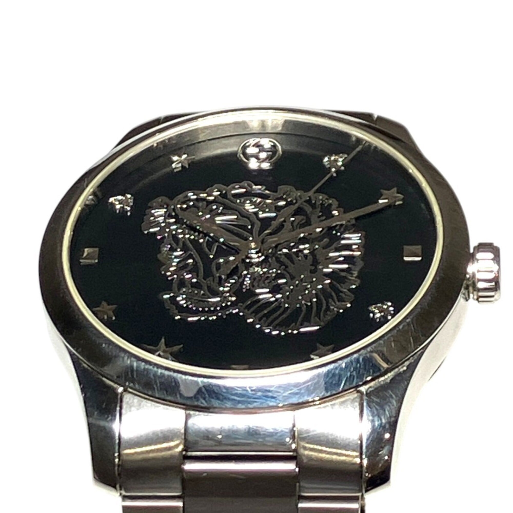 Gucci G-Timeless 126.4 Schwarz Zifferblatt 38 mm Uhr