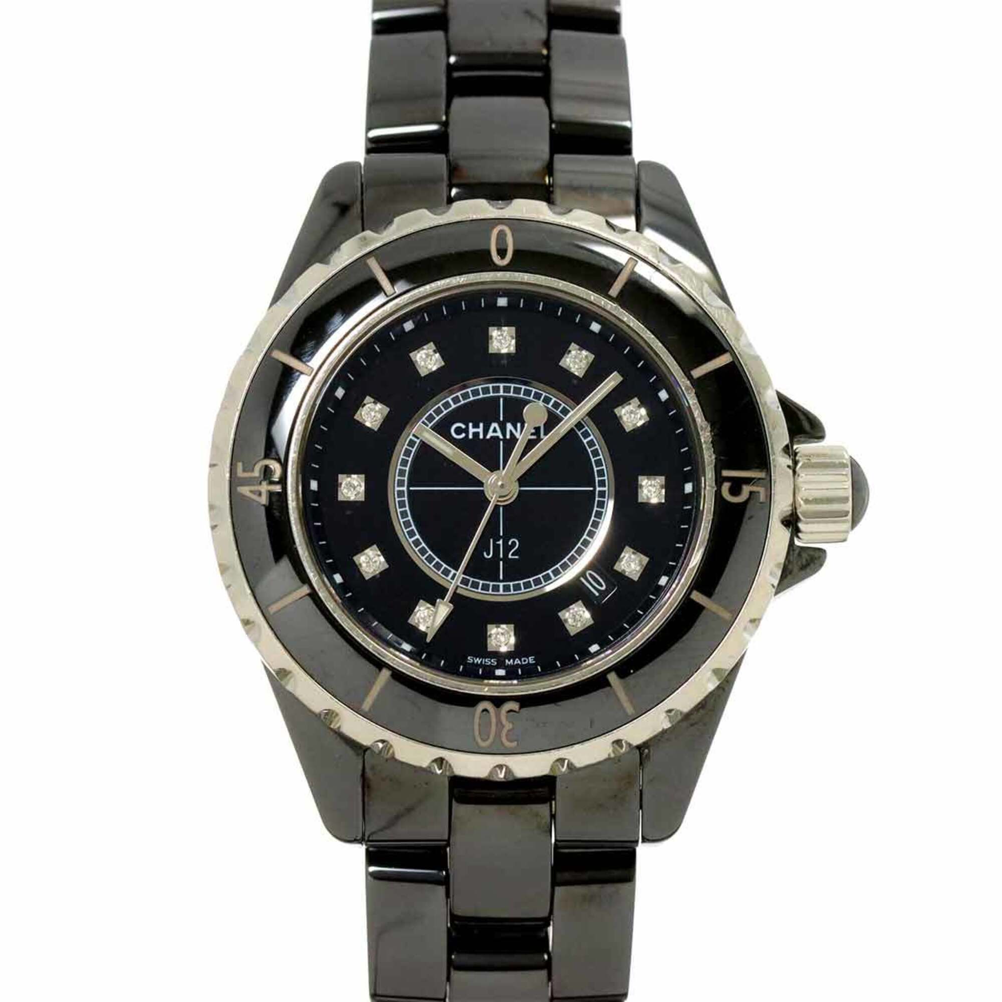Chanel J12 33mm H1625 Black Dial 34mm Watch