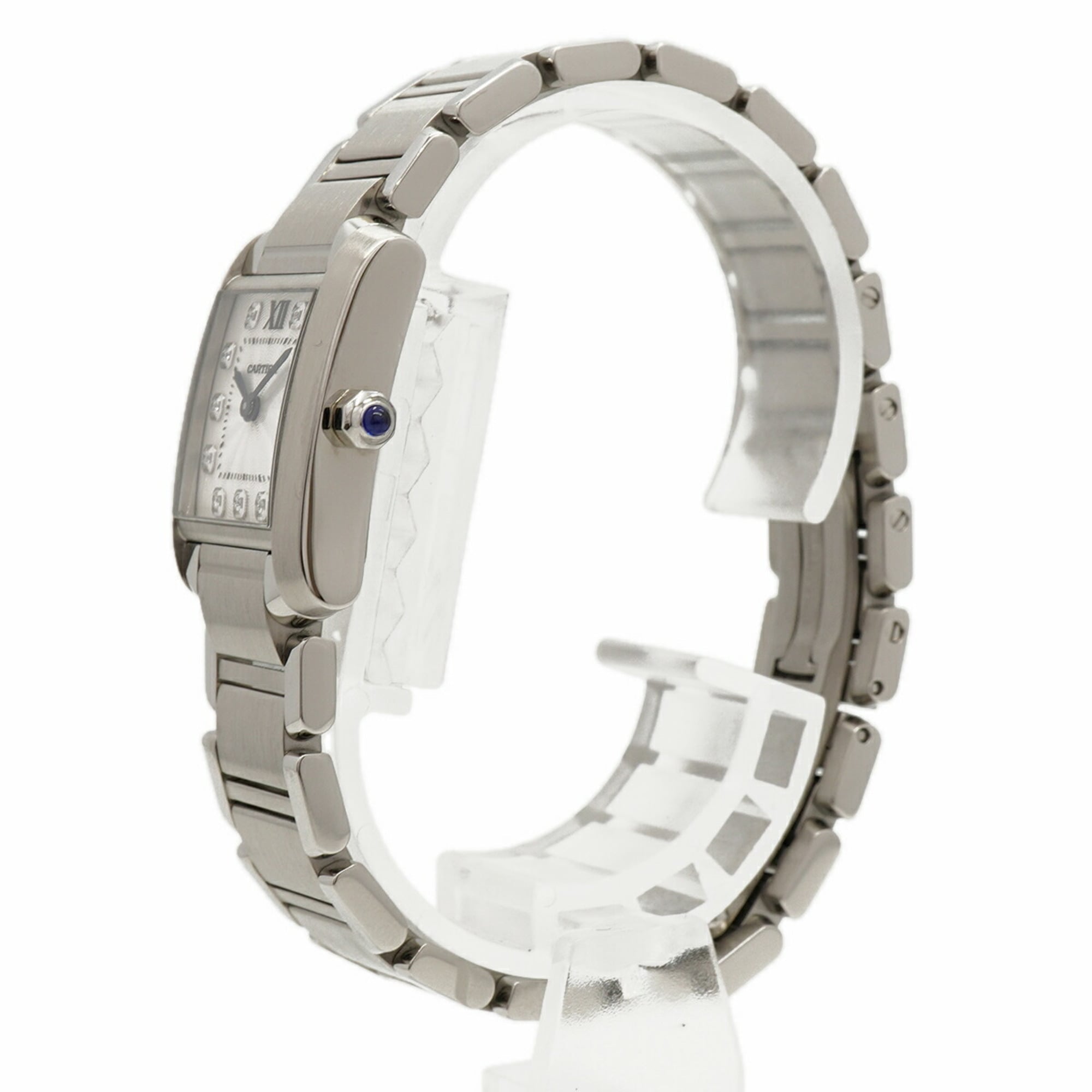 Cartier Tank WE110006 Silver Dial Stainless steel 20mm Watch