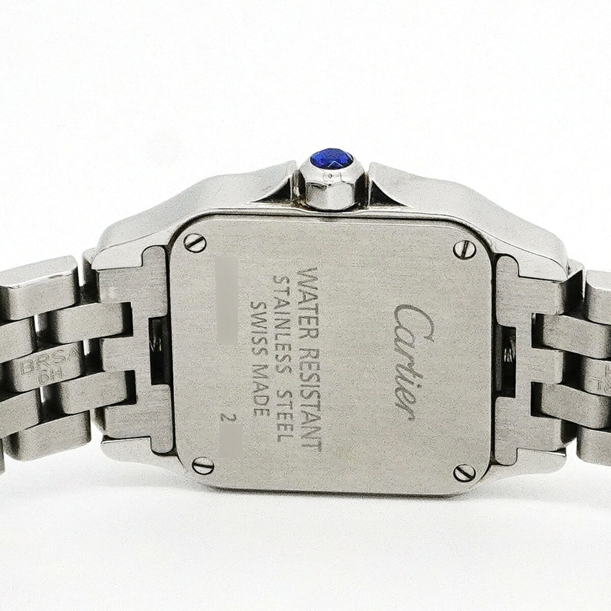 Cartier Santos Demoiselle SM W25064Z5 Horloge met ivoorkleurige wijzerplaat, 20 mm