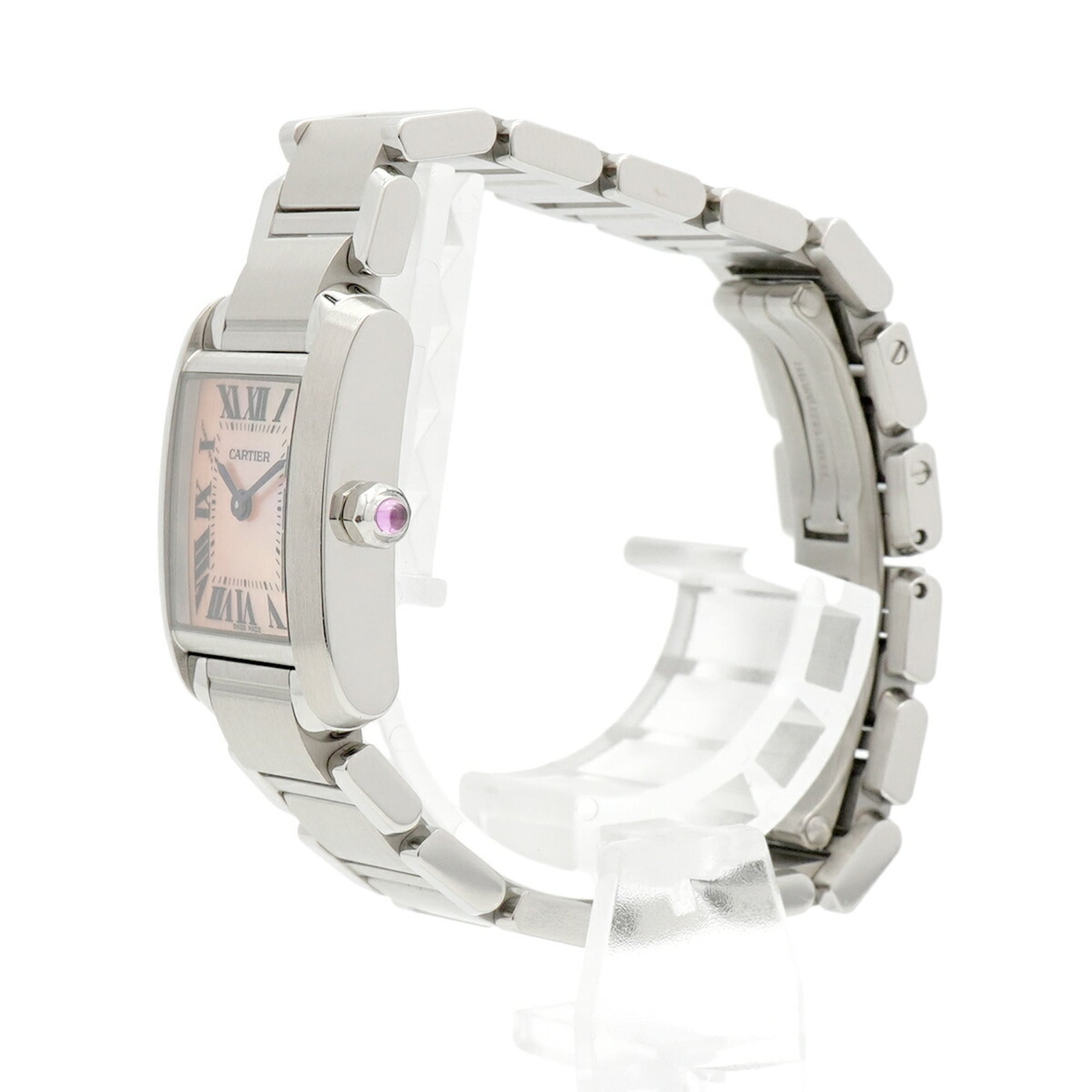 Cartier Tank FranÃ§aise SM W51028Q3 Pink Dial Women's Watch
